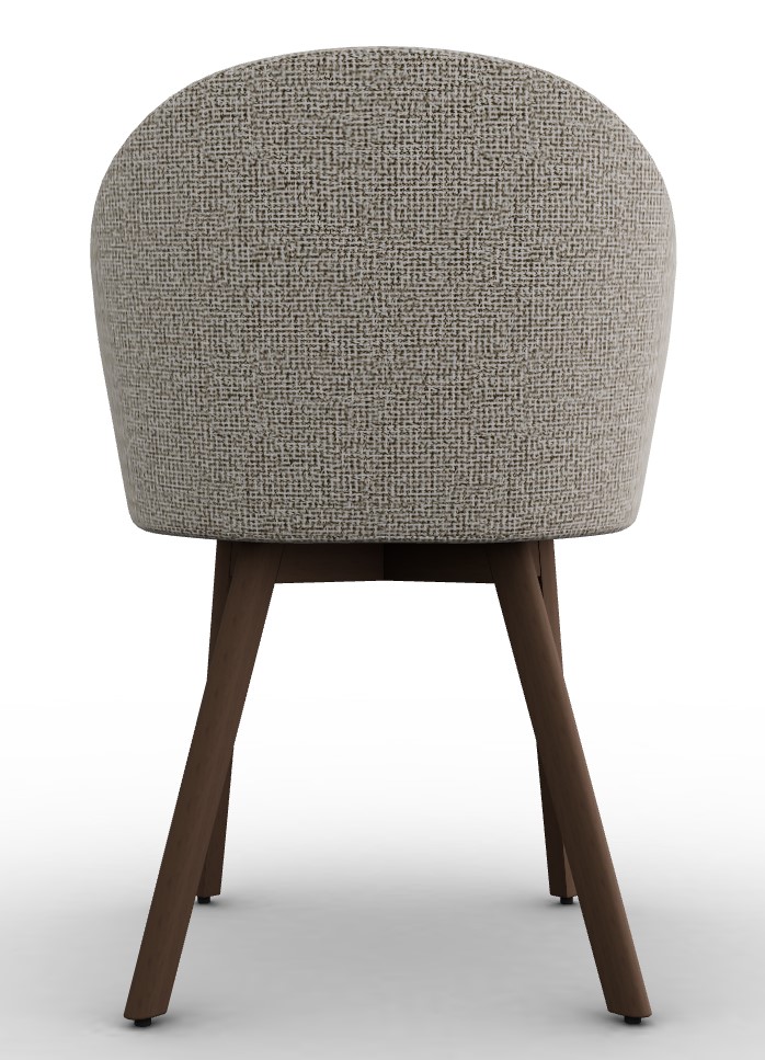 Holly Fab Upholstery/Wood Dining Armchair