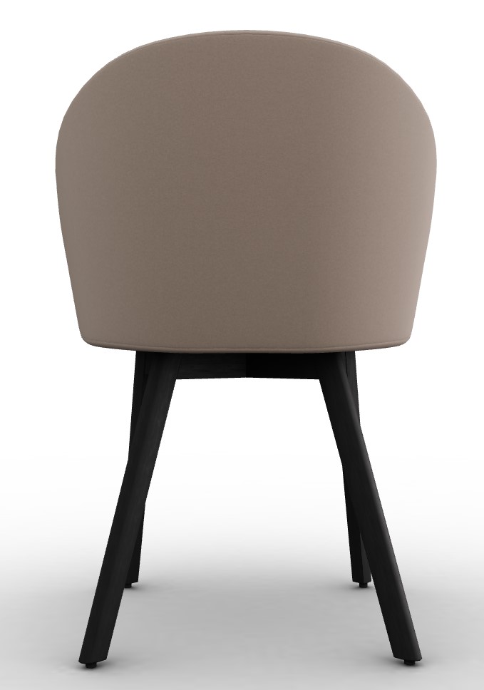 Holly Fab Venice Fabric/Wood Dining Armchair