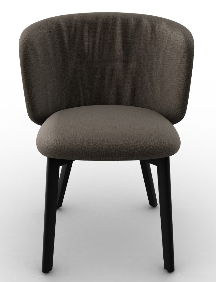 Sweel Upholstery/Wood Dining Chair