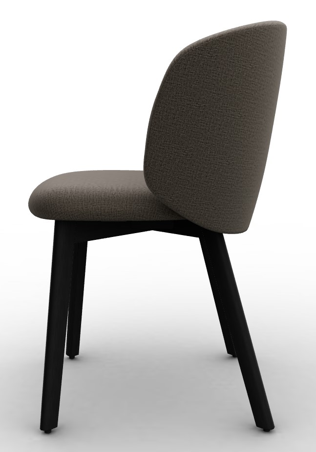 Sweel Upholstery/Wood Dining Chair