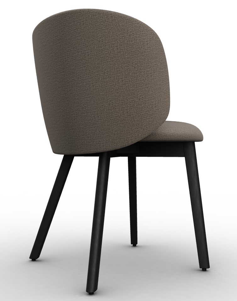 Sweel Upholstery/Wood Dining Chair