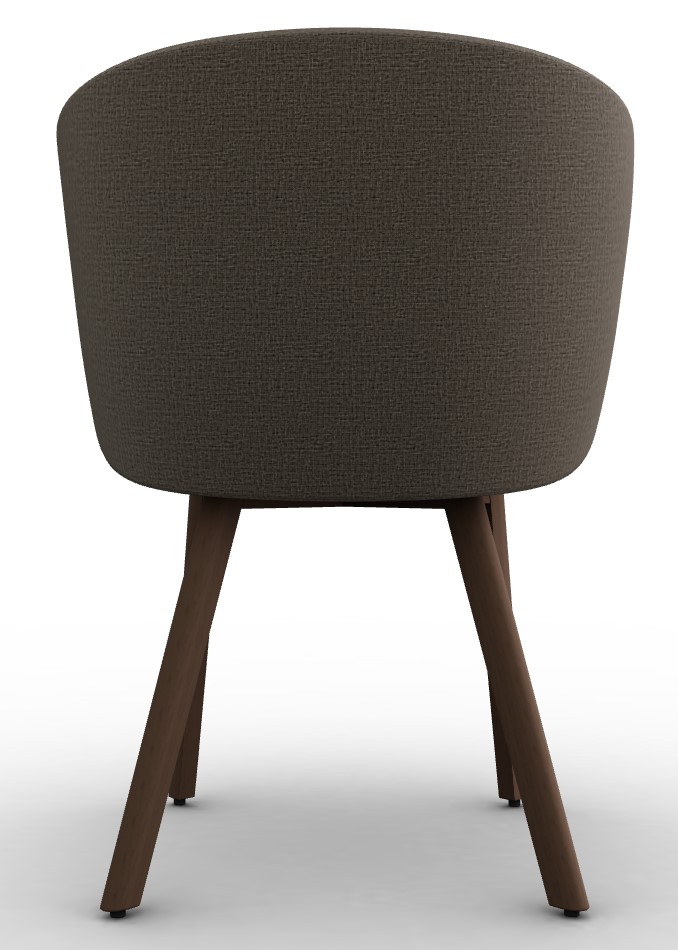 Sweel Upholstery/Wood Dining Chair