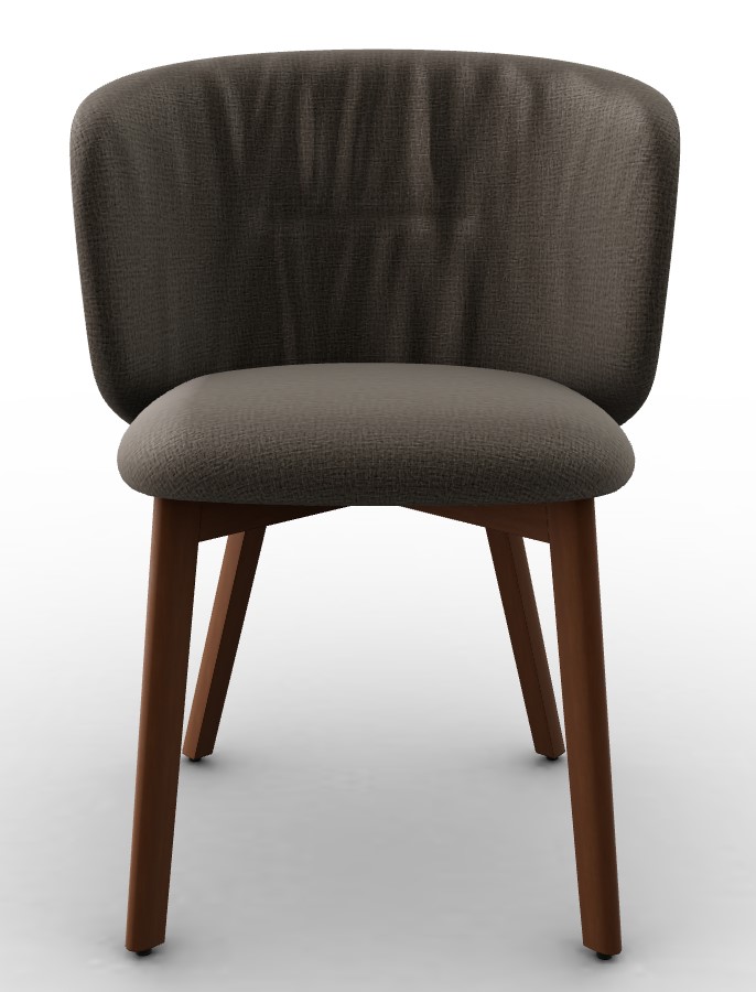 Sweel Kalix Fabric/Wood Dining Chair