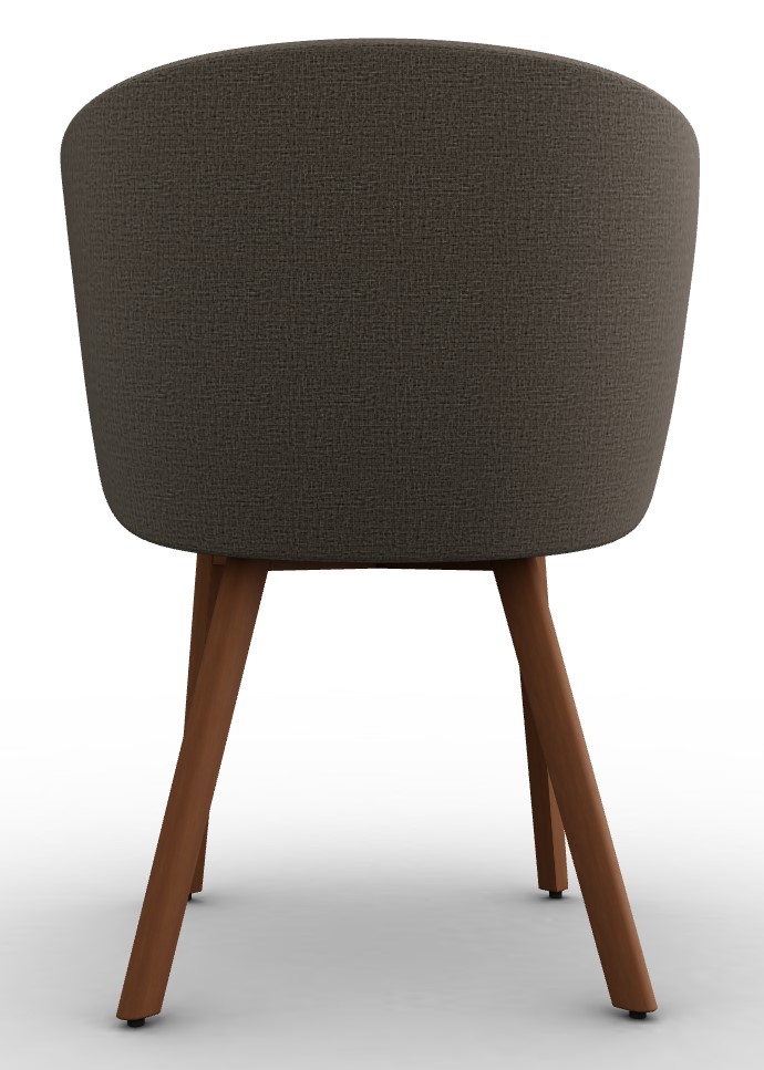 Sweel Kalix Fabric/Wood Dining Chair