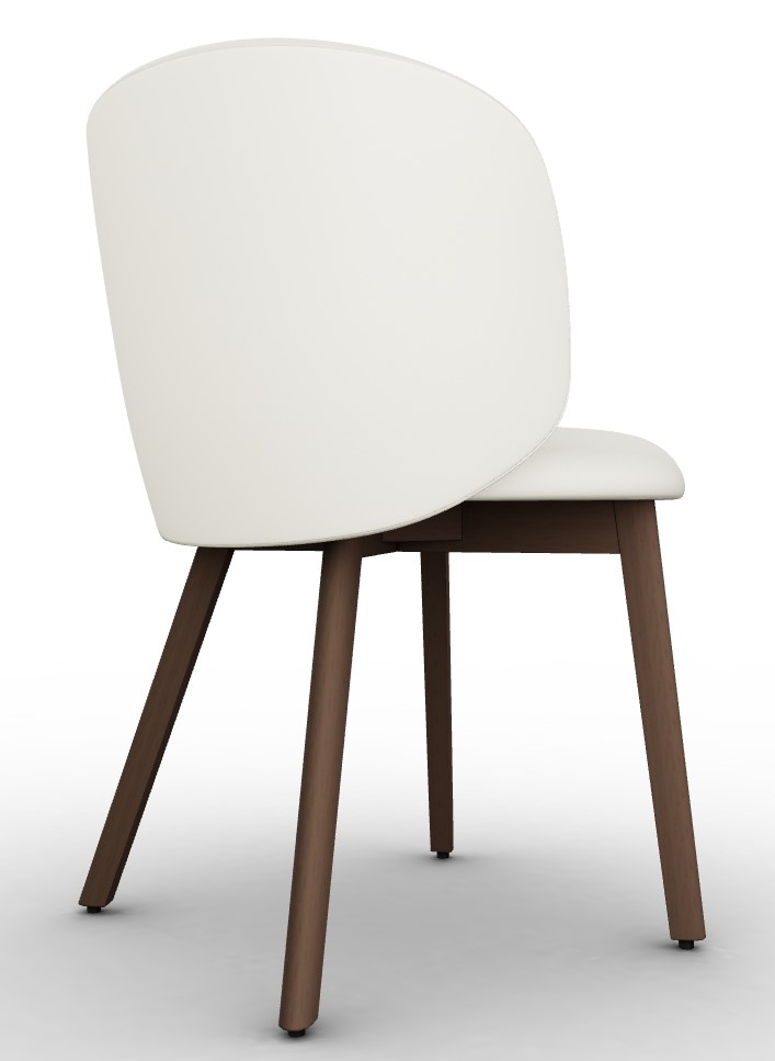Sweel Upholstery/Wood Dining Chair