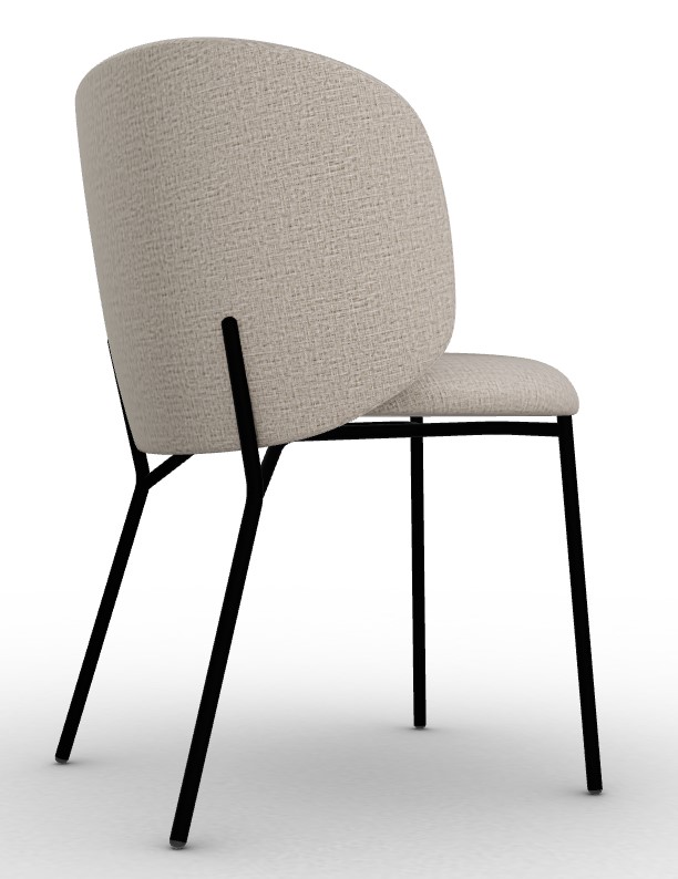 Sweel Upholstery/Metal Dining Chair