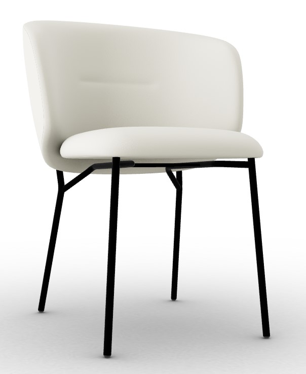 Sweel Upholstery/Metal Dining Chair