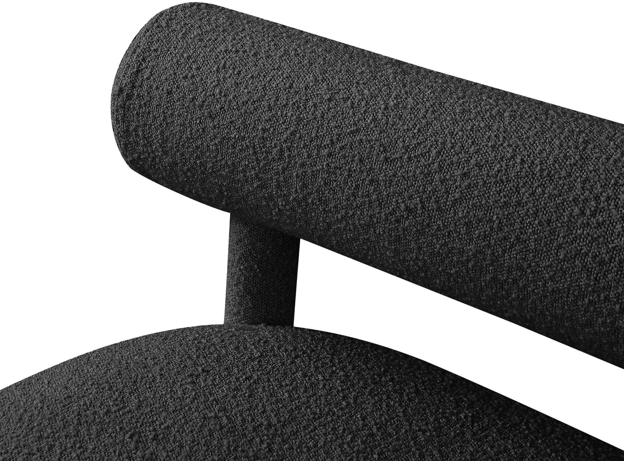 Parlor Boucle Fabric Bench
