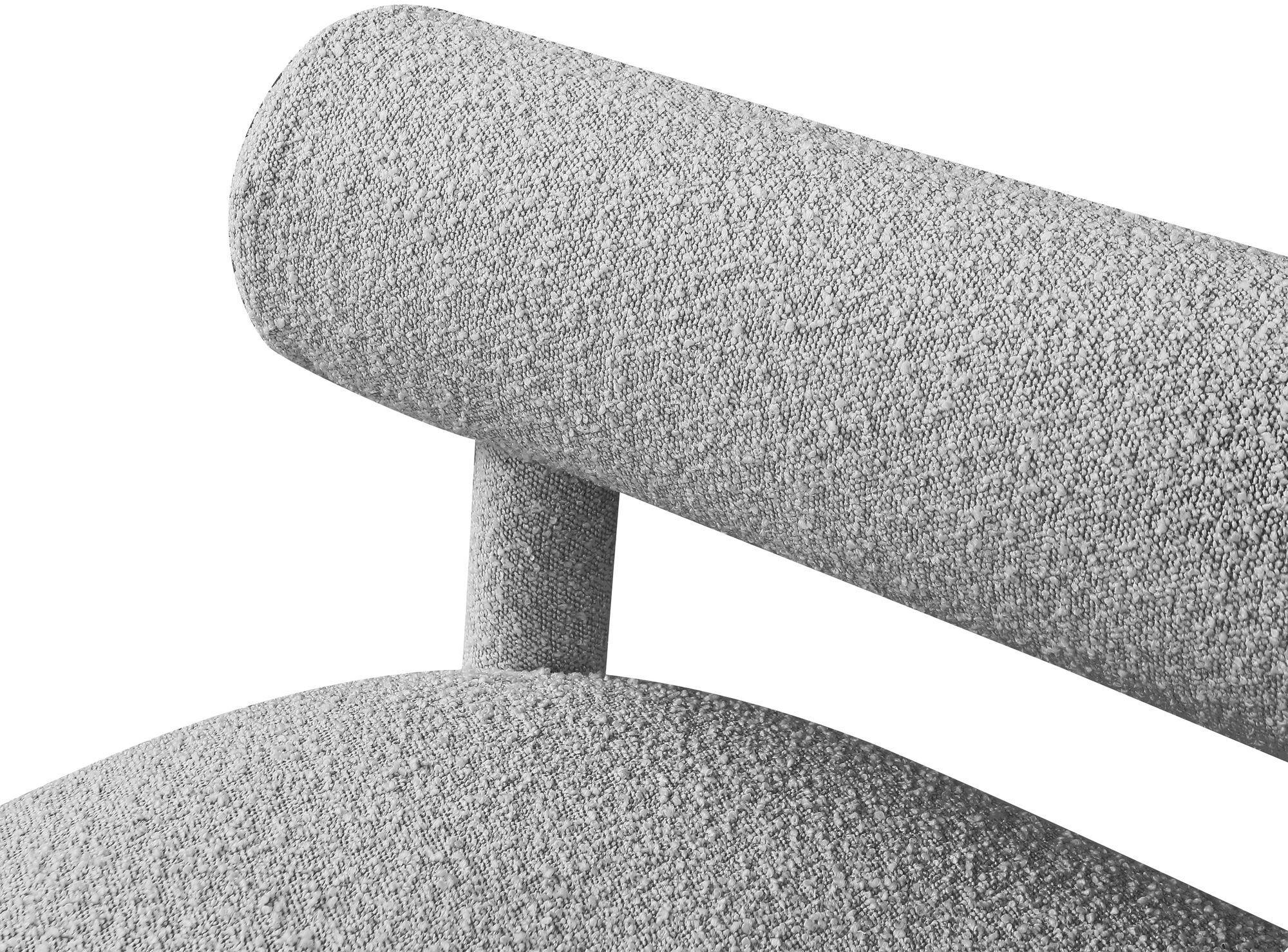 Parlor Boucle Fabric Bench