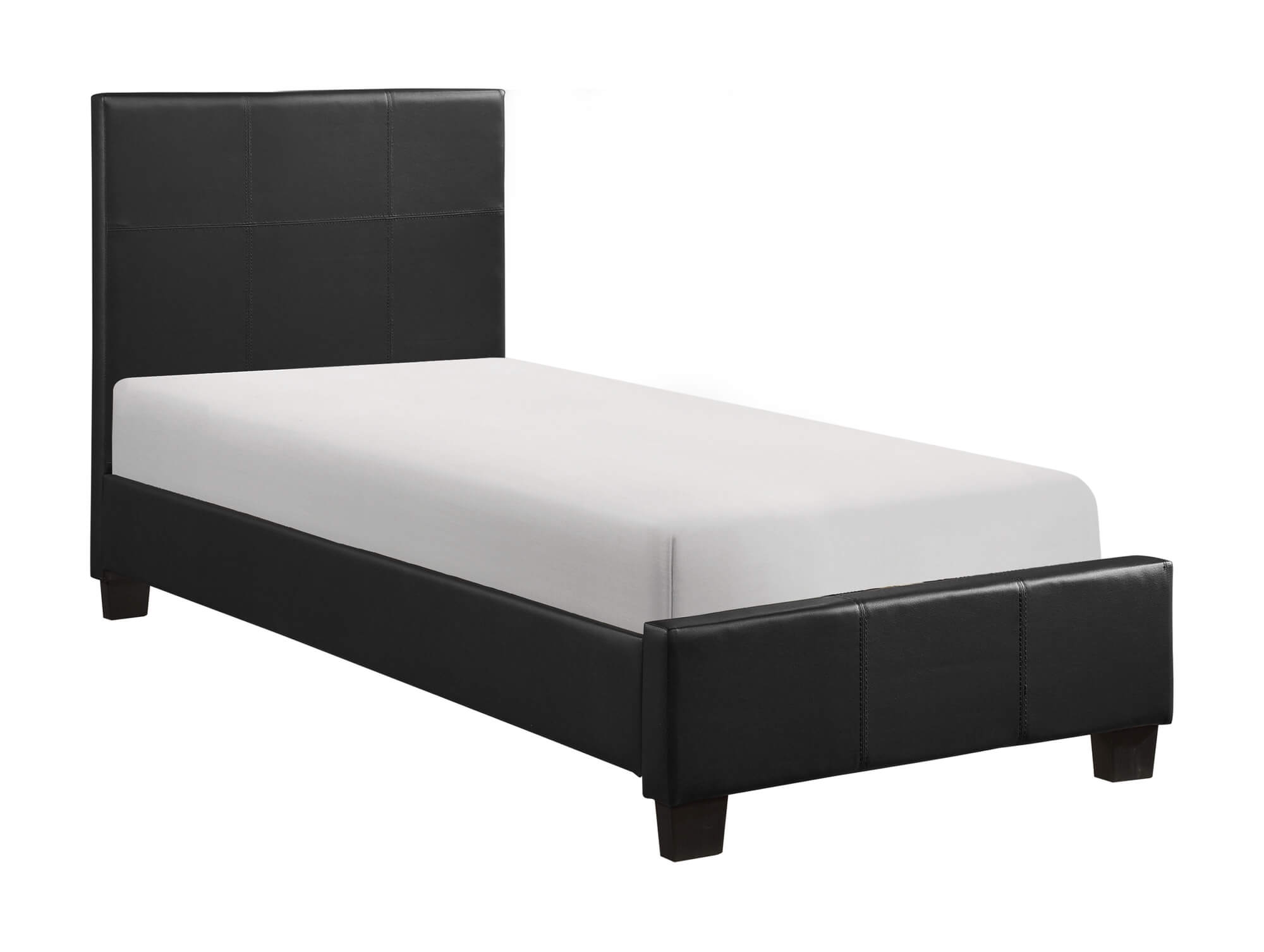 Lorenzi Leatherette Youth Bed