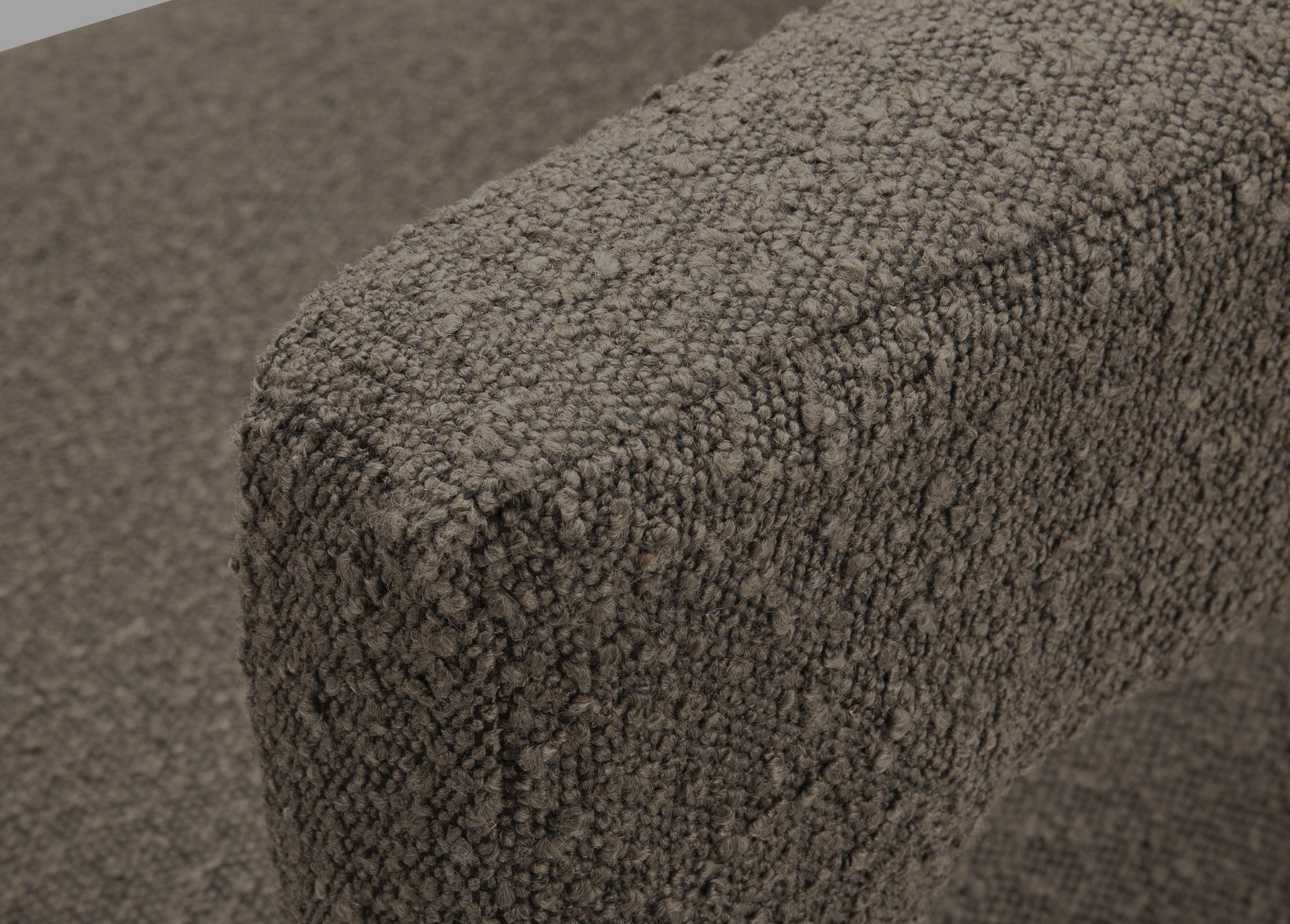 Athena Boucle Fabric Bench