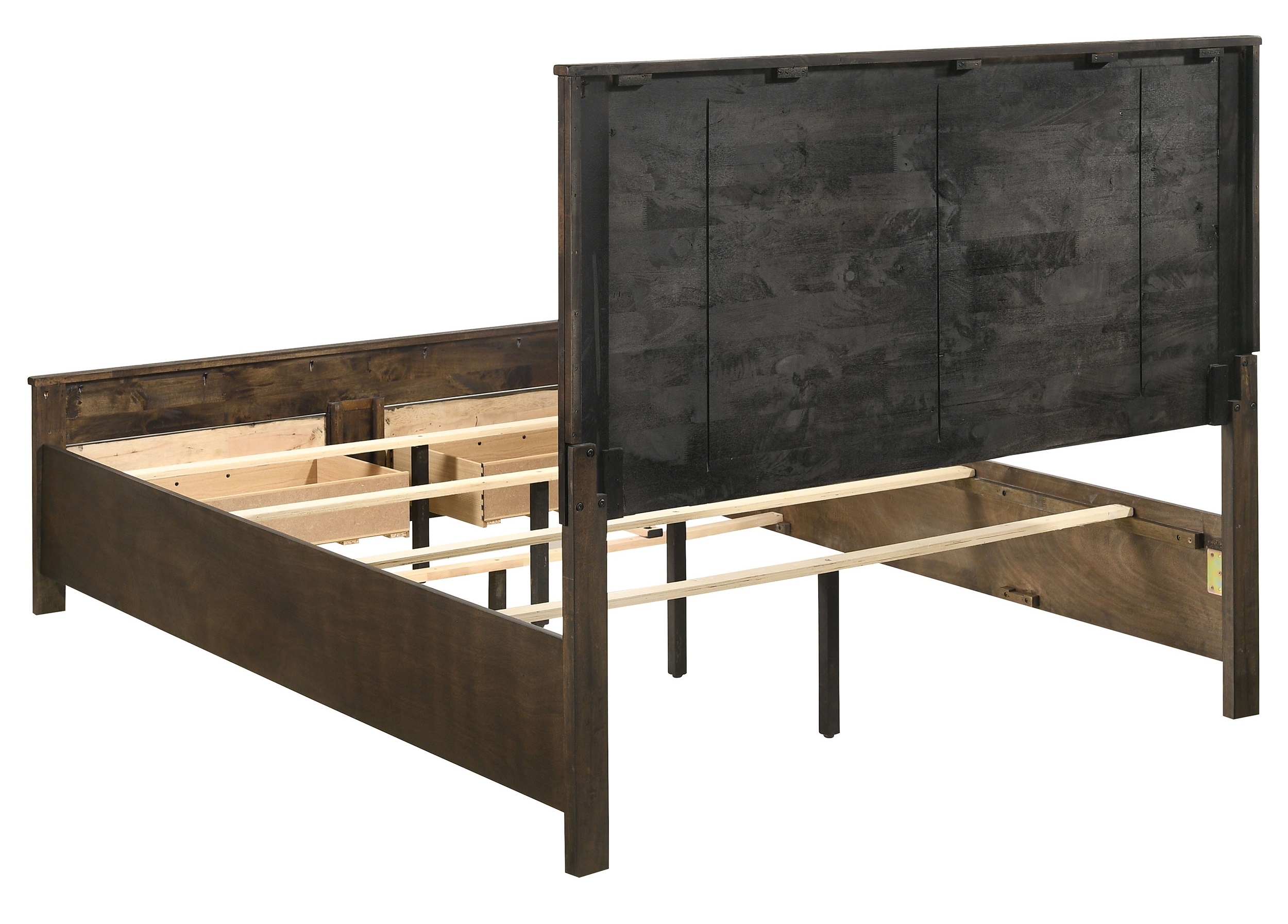 Woodmont Wood Storage Panel Bed