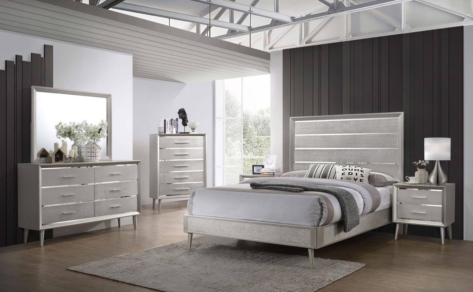 Ramon Wood Panel Bed
