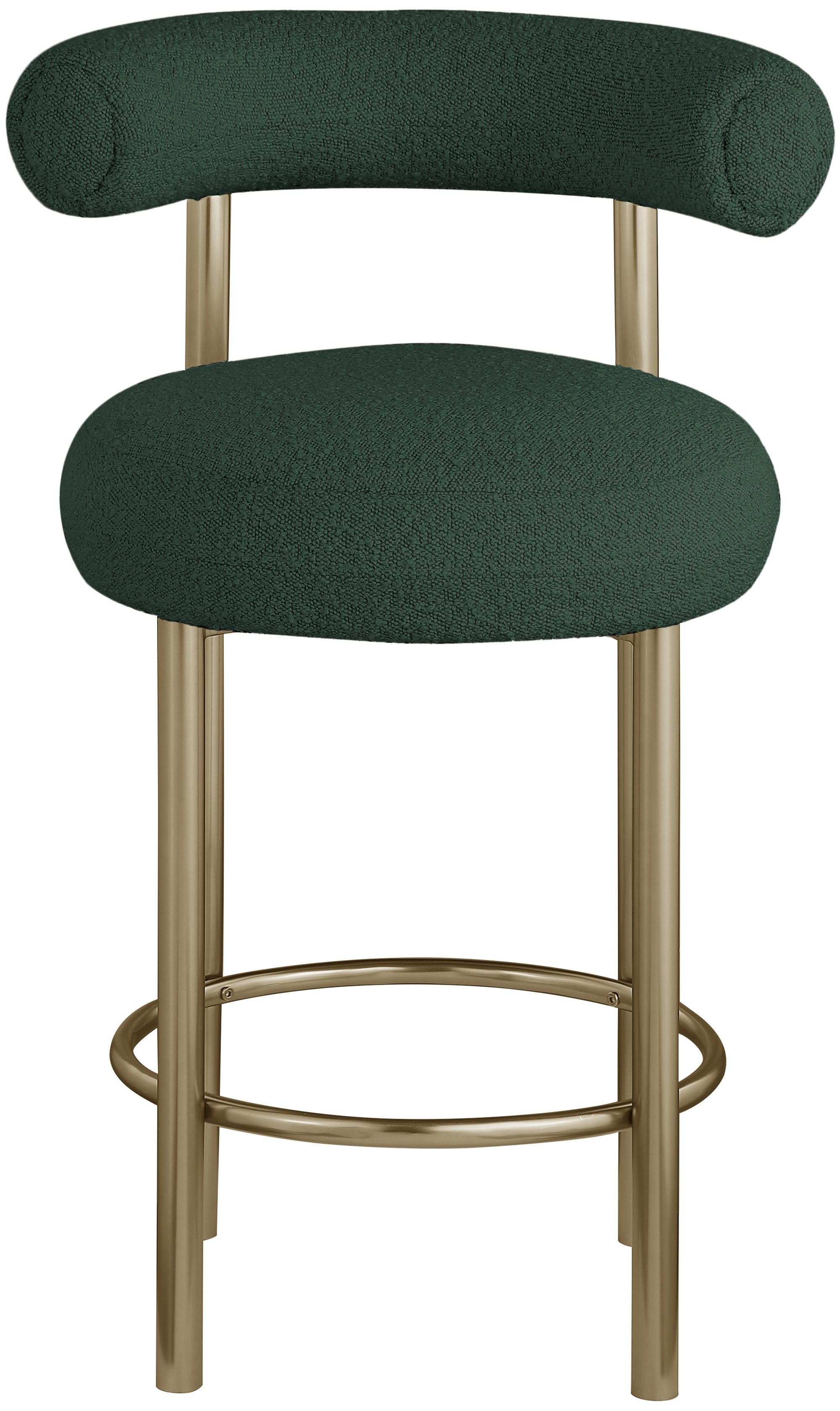Bordeaux Boucle Fabric Stool
