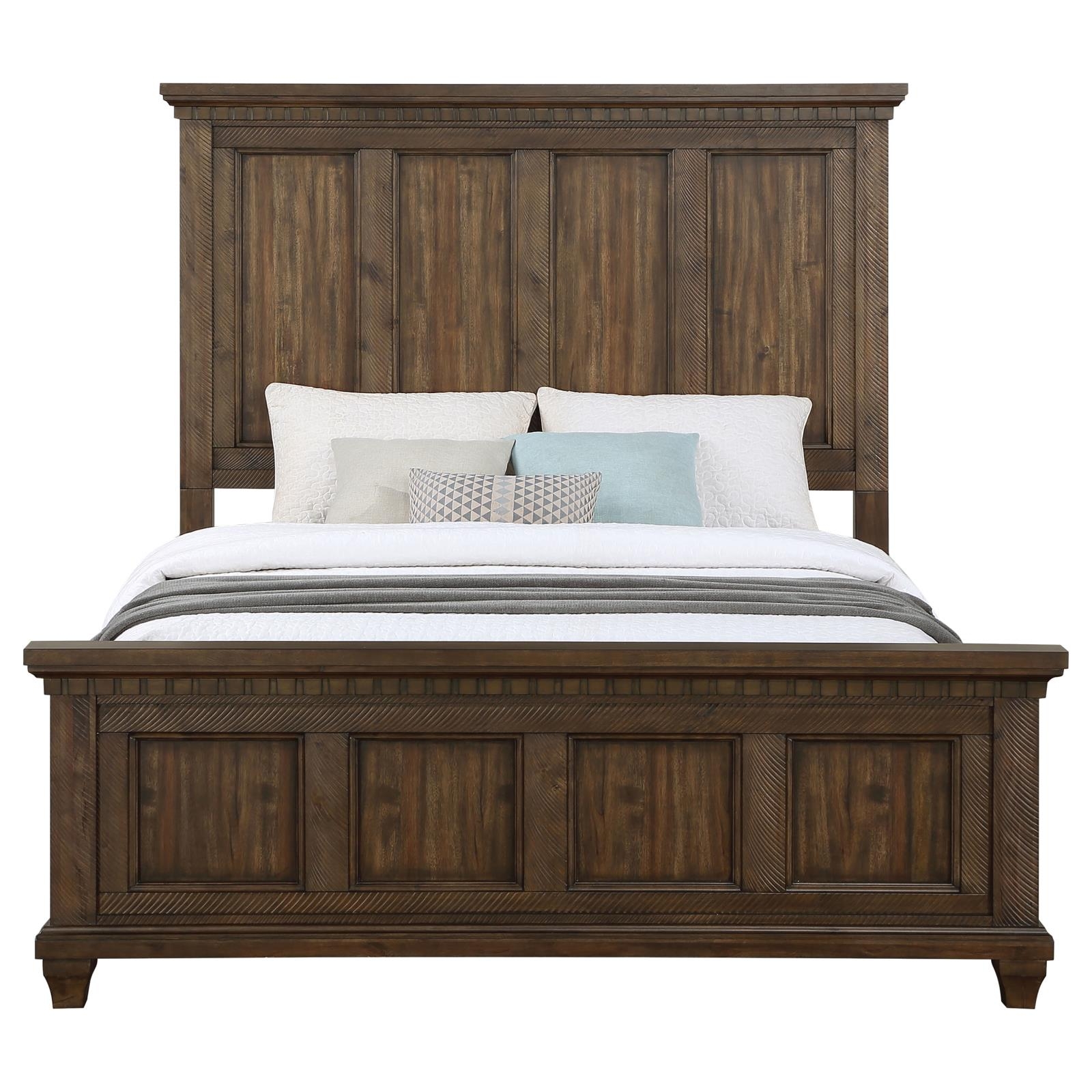 Bennington Wood Panel Bed, California King Size