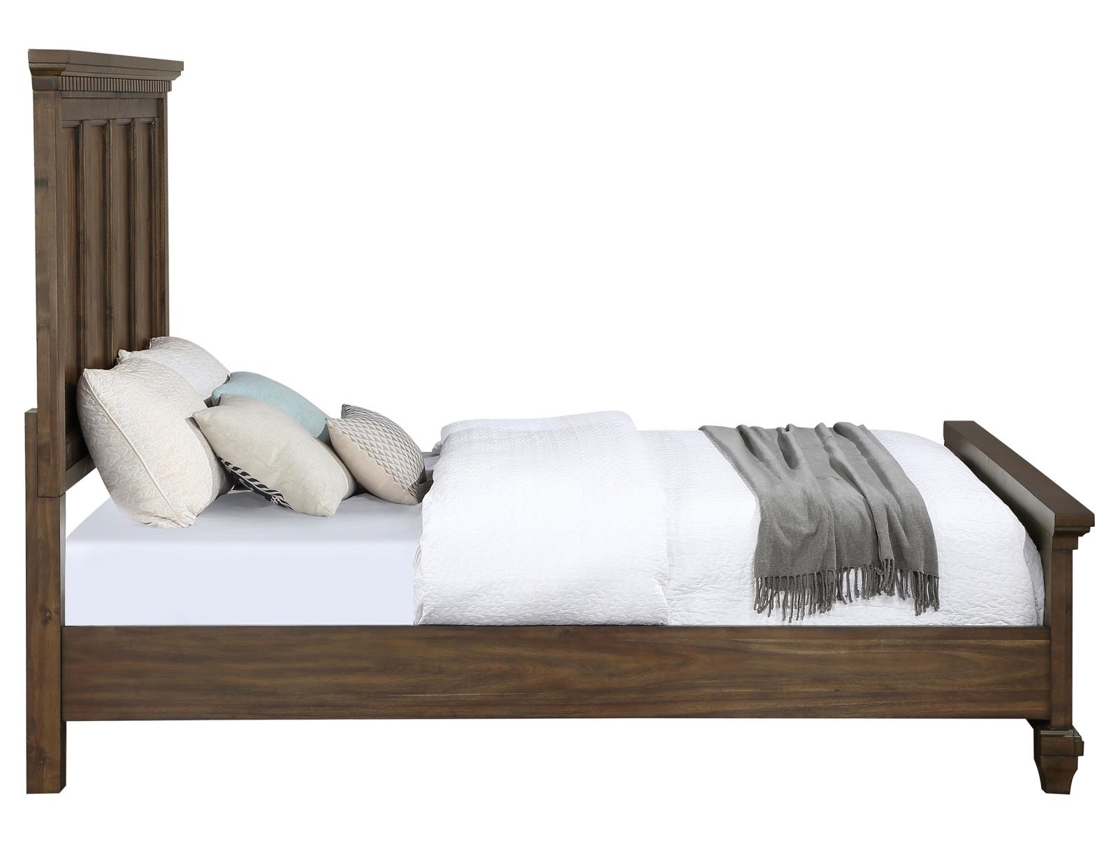 Bennington Wood Panel Bed, Queen Size