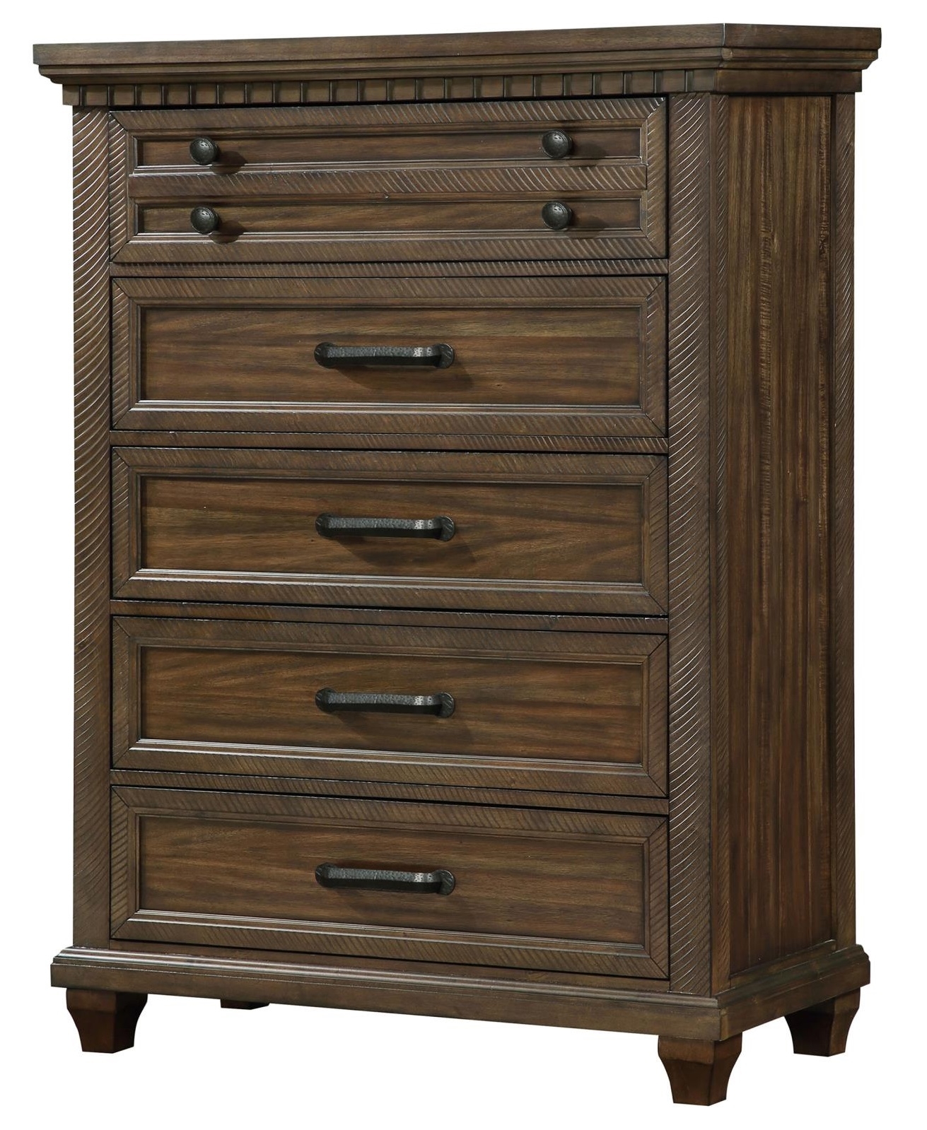 Bennington Wood Chest w/5 Drawers