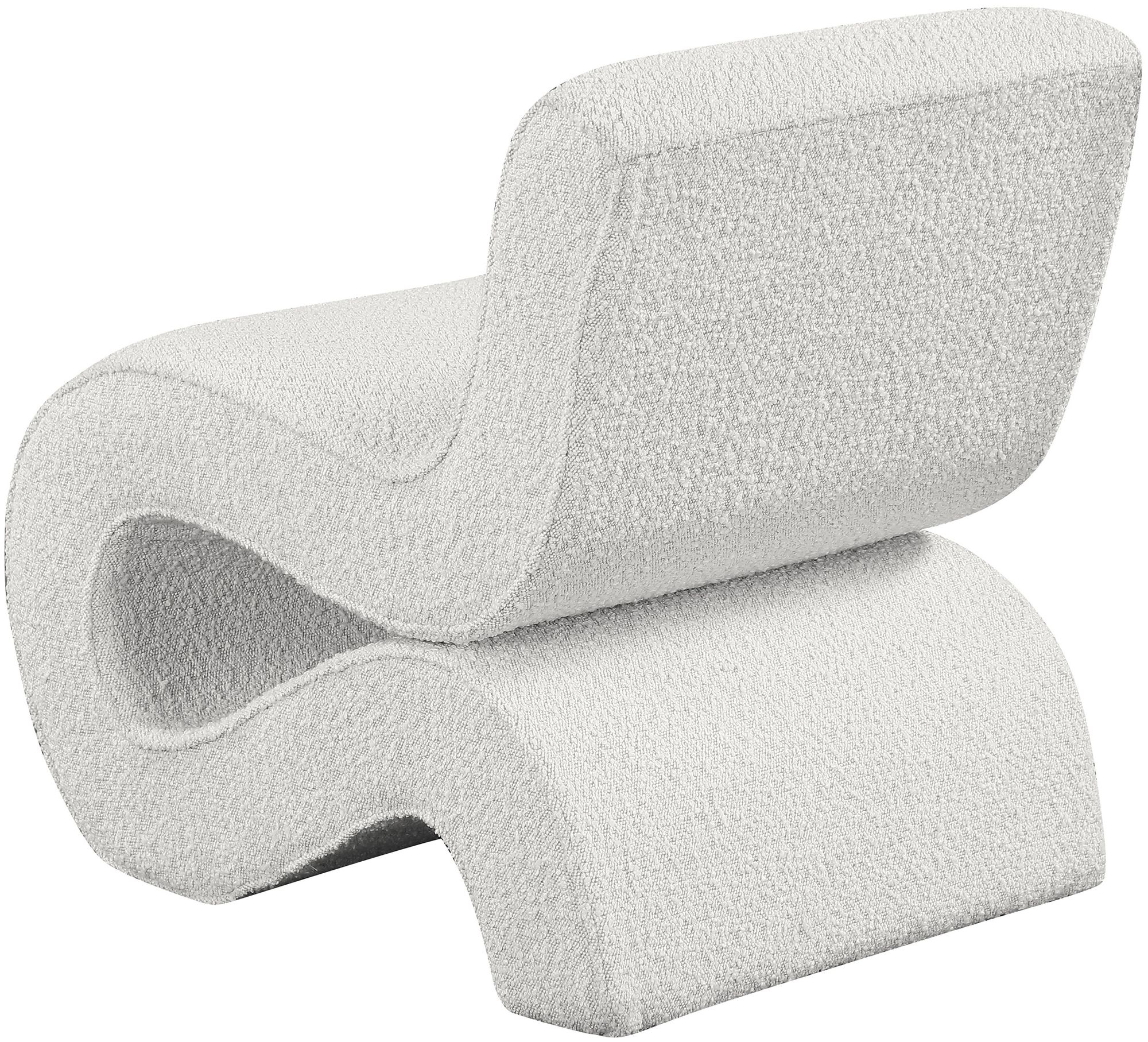 Desiree Boucle Fabric Accent Chair