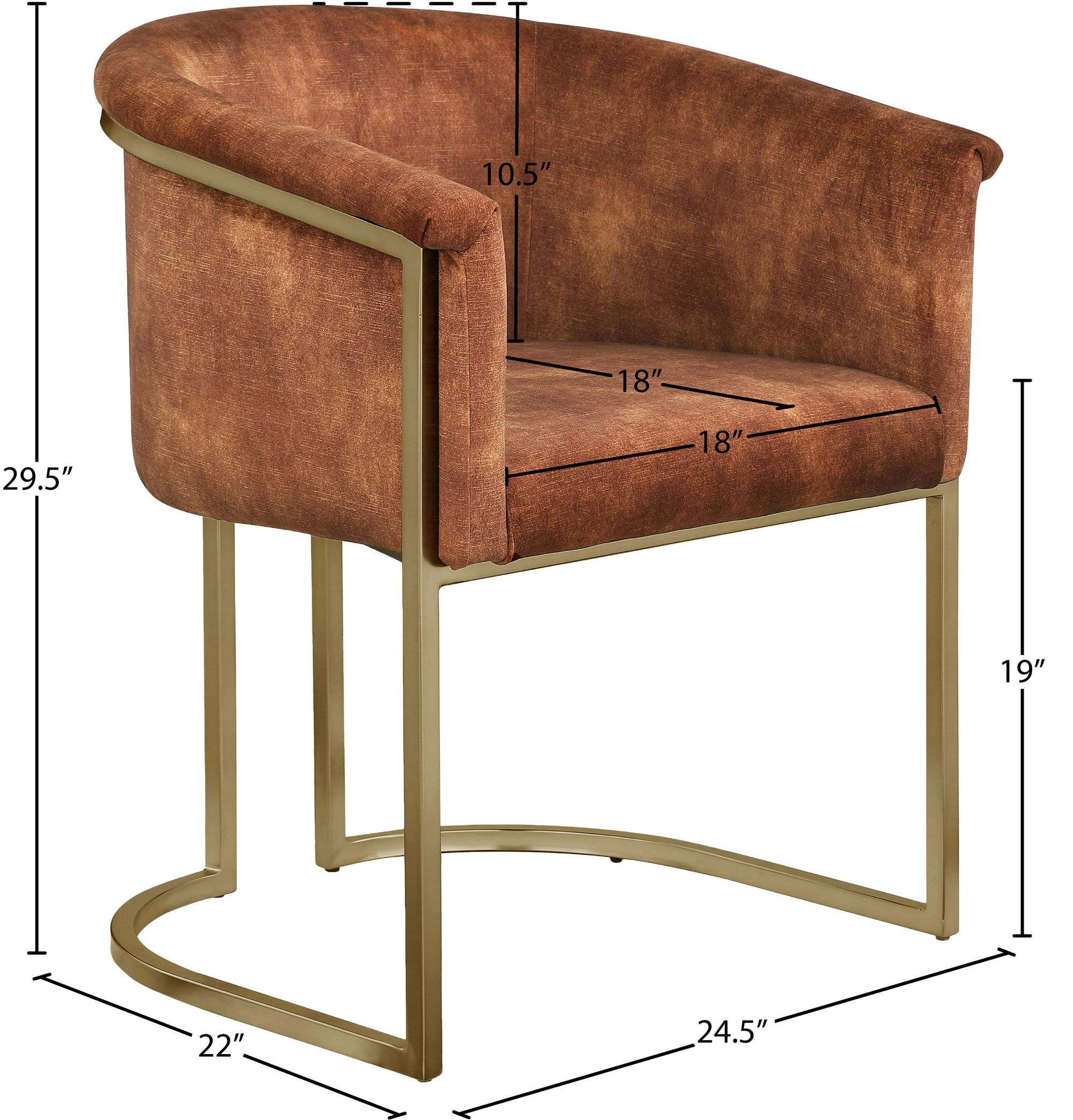Tierra Velvet Dining Chair