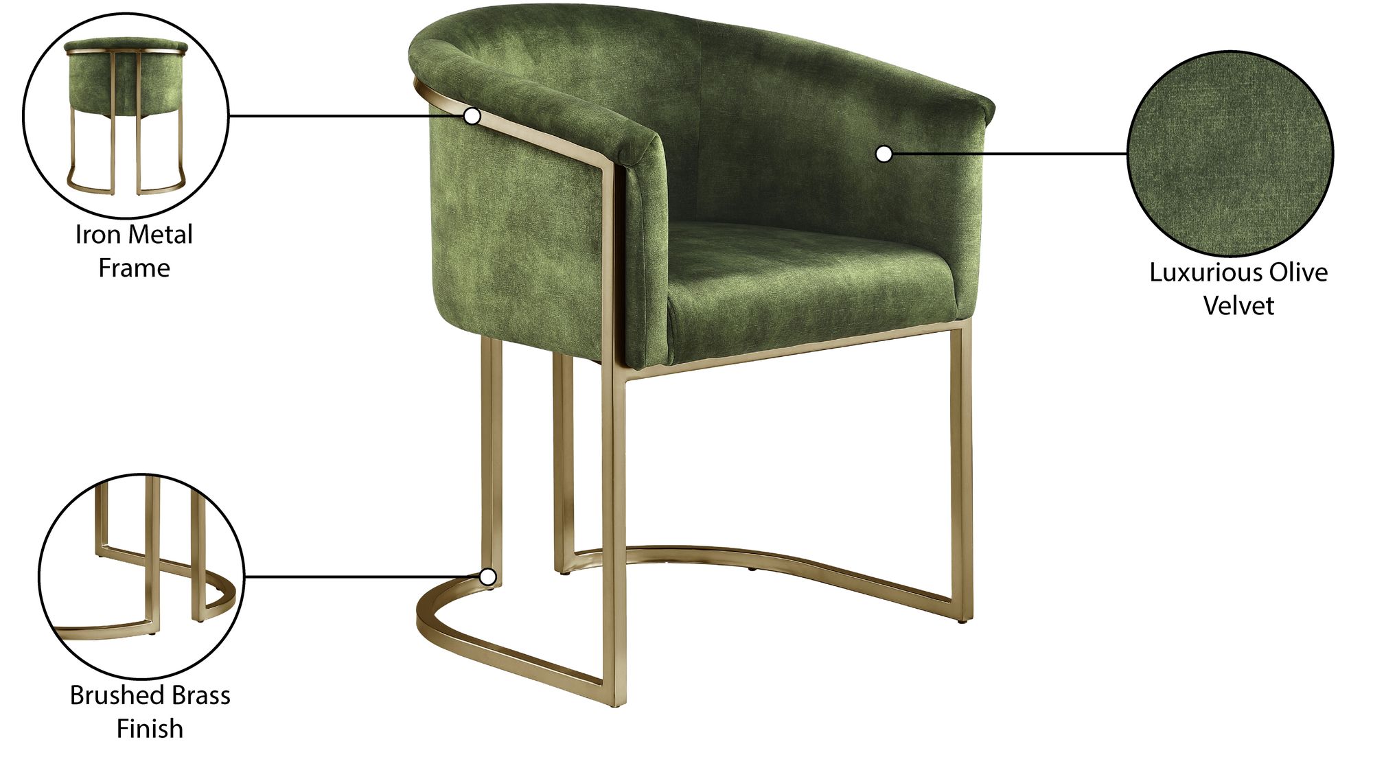 Tierra Velvet Dining Chair