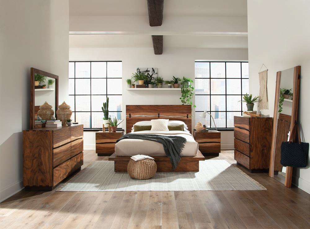 Winslow Wood Platform Bed, Eastern King Size