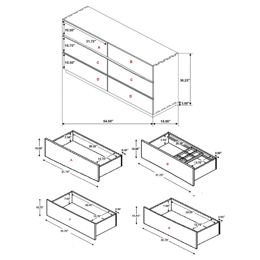Winslow Wood Platform Bedroom Set