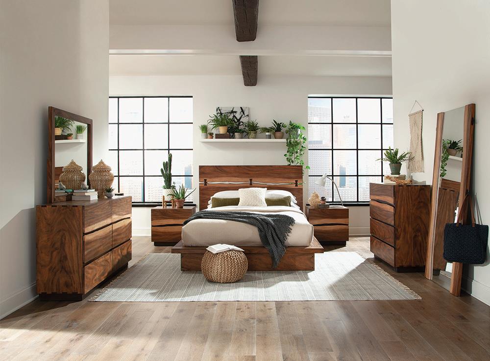 Winslow Wood Storage Bed, Queen Size