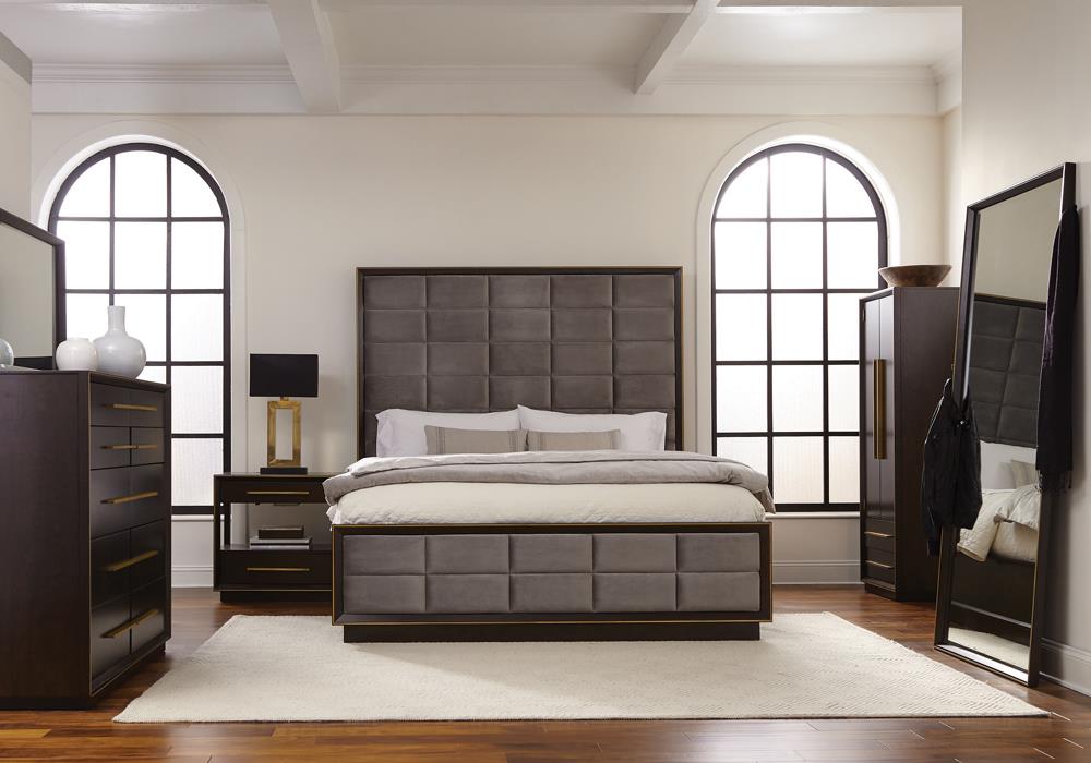 Durango Fabric/Wood Bed, Eastern King Size