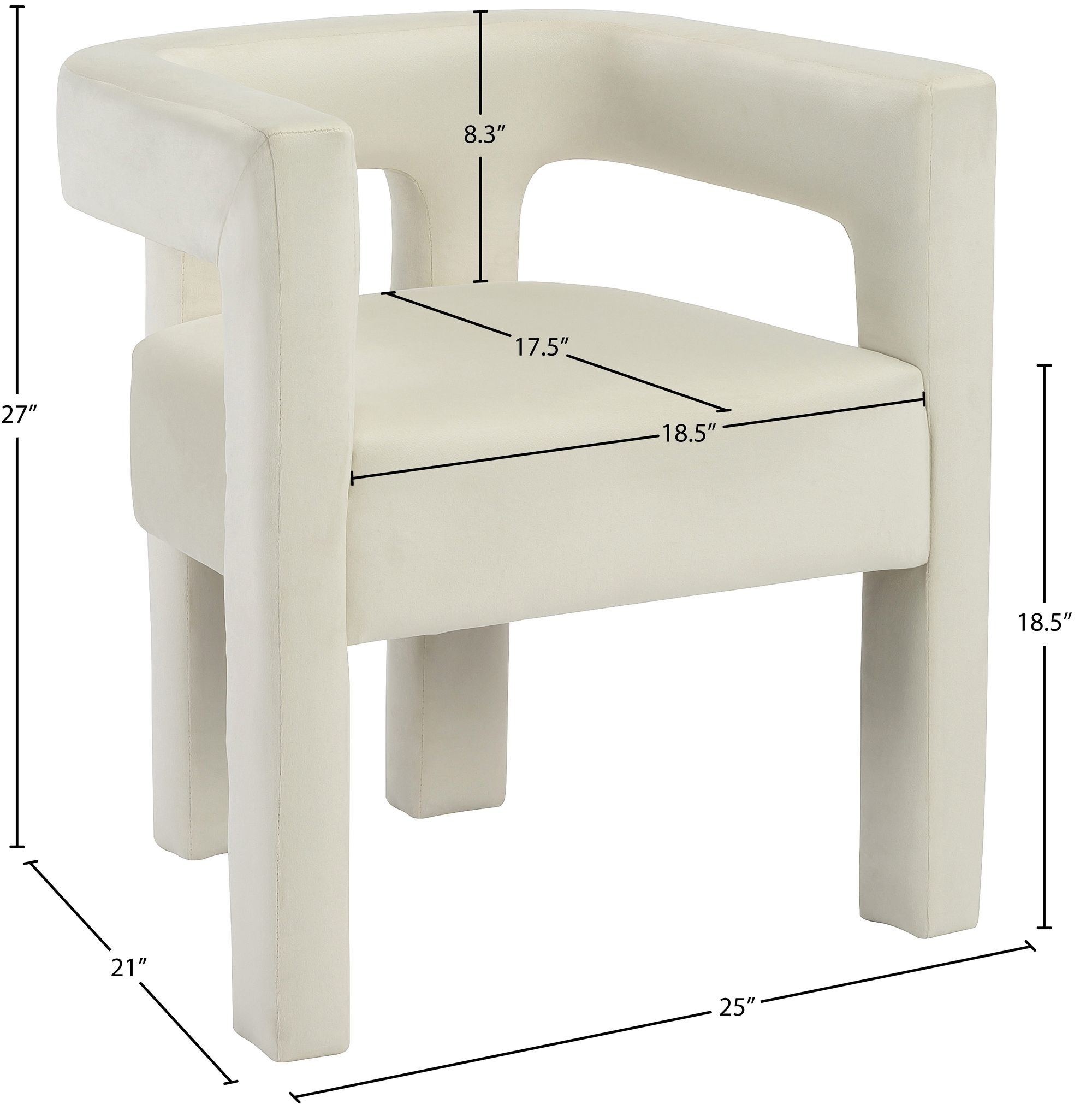 Athena Velvet Dining Chair