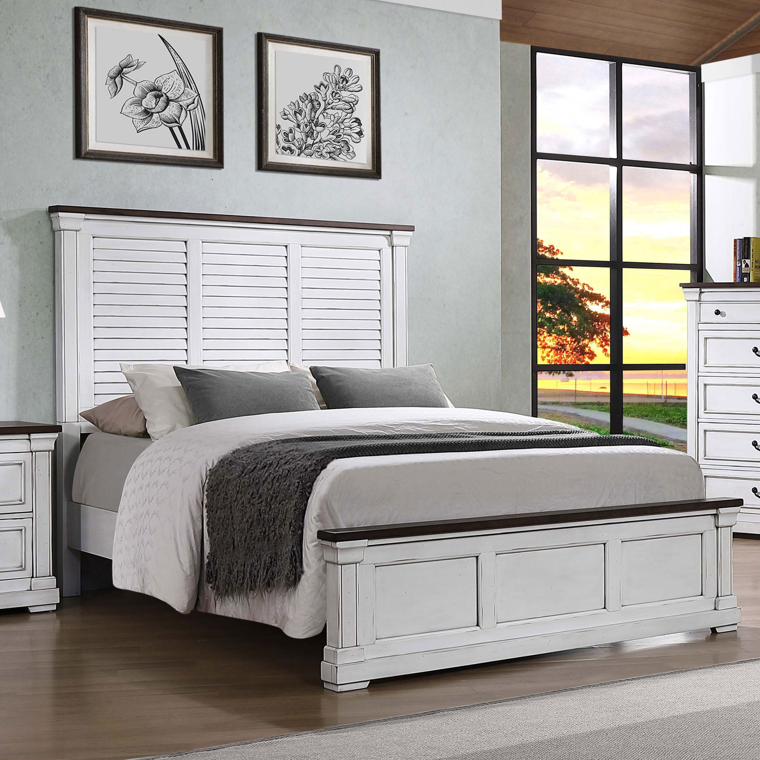 Hillcrest Wood Panel Bed