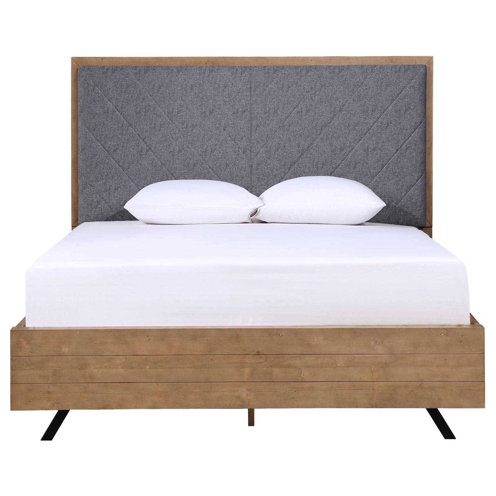 Taylor Fabric/Wood Panel Bed, Queen Size