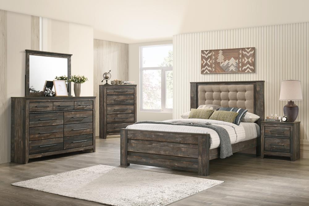 Ridgedale Wood Nightstand w/2 Drawers