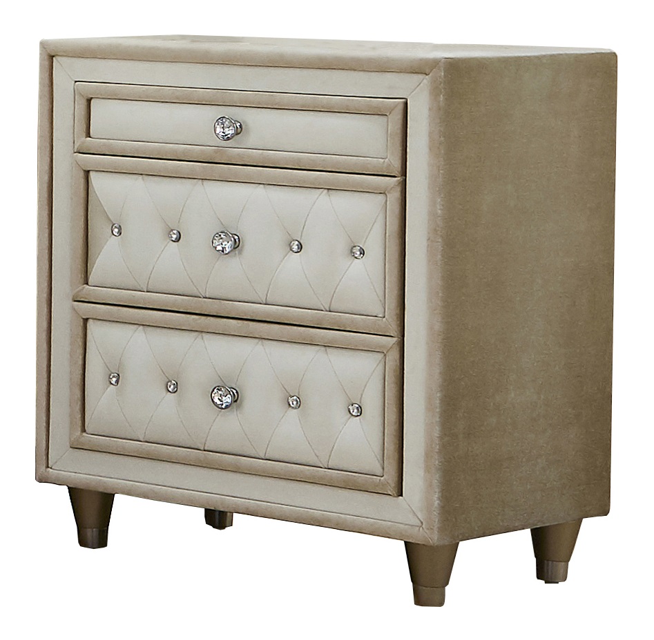 Antonella Velvet Tufted Bedroom Set