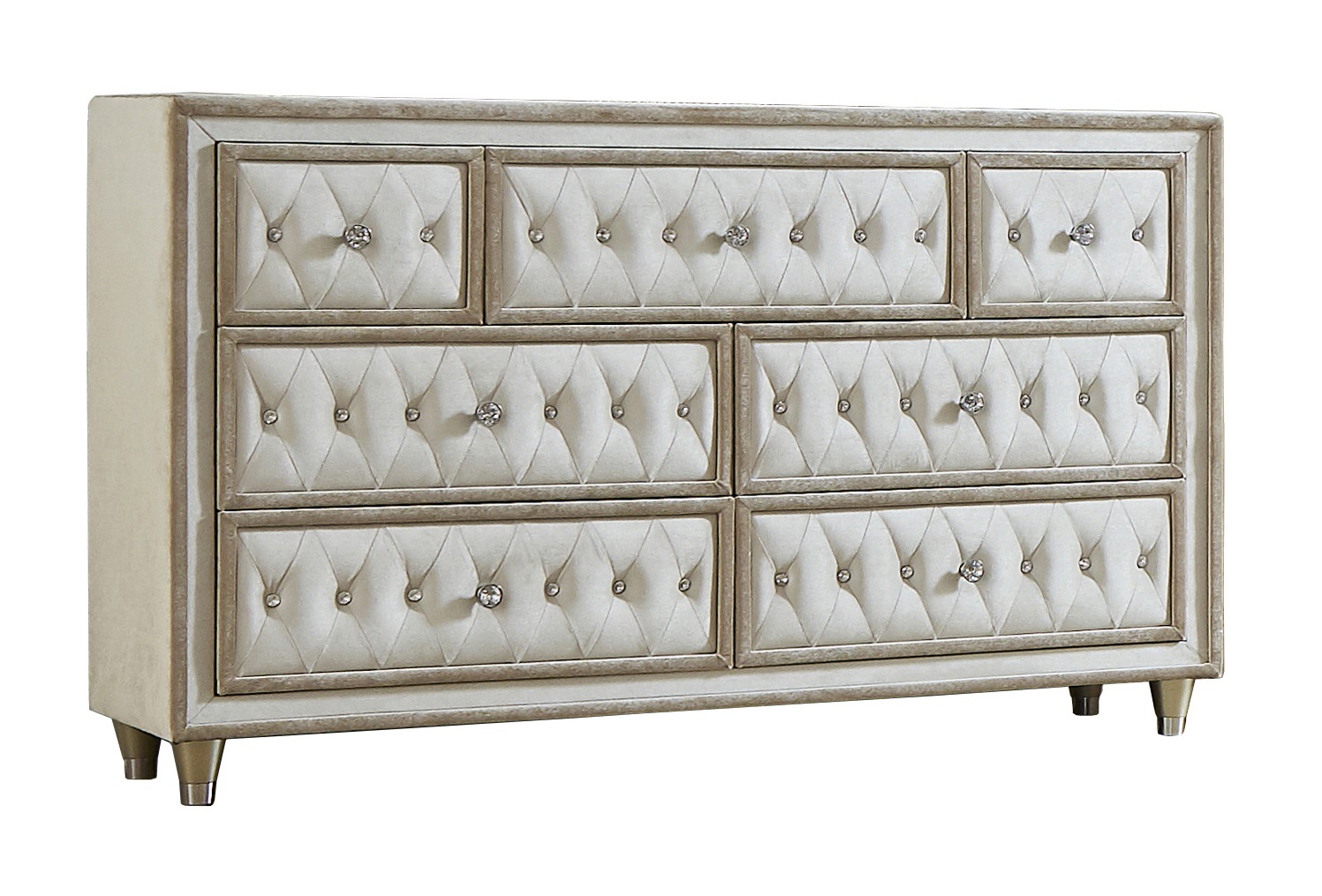 Antonella Velvet Tufted Bedroom Set