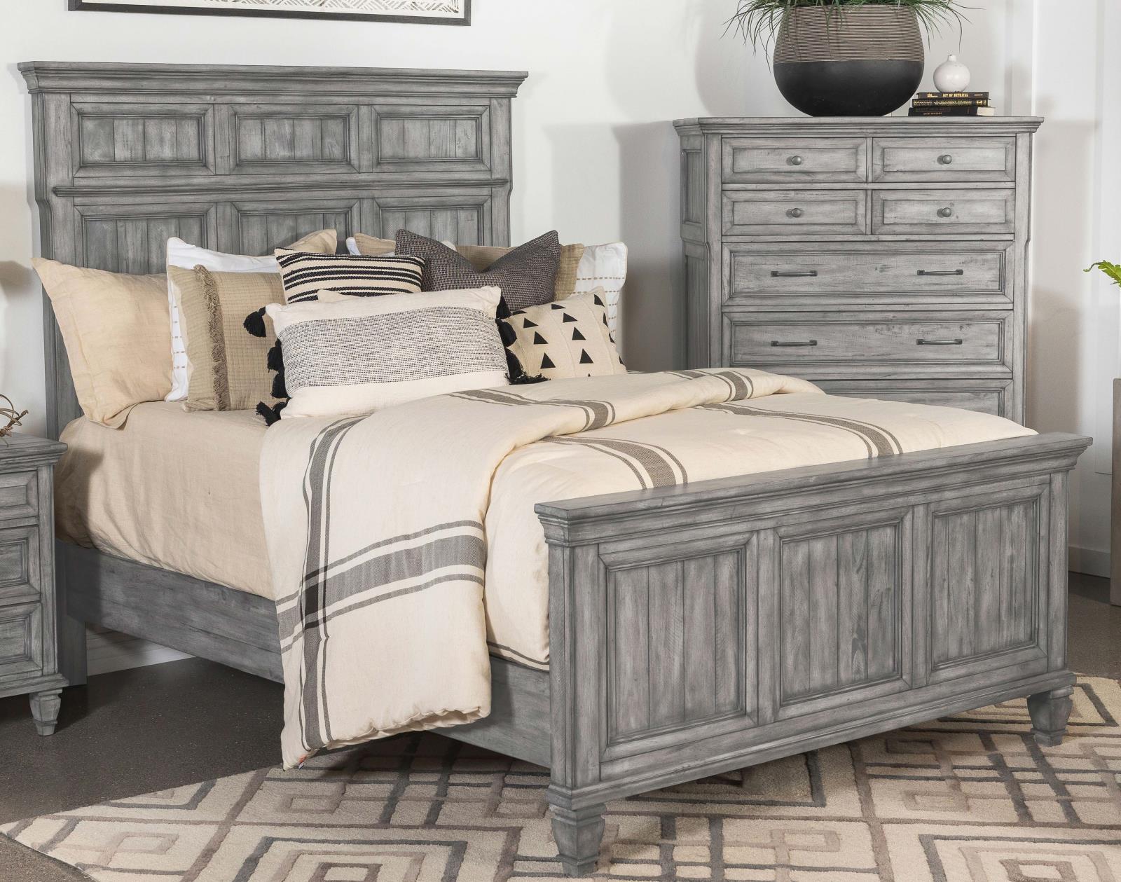 Avenue Wood Panel Bedroom Set