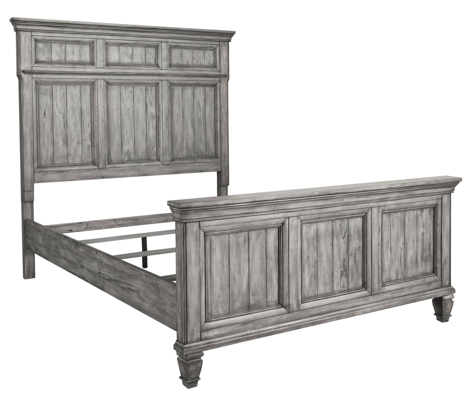 Avenue Wood Panel Bed, Queen Size