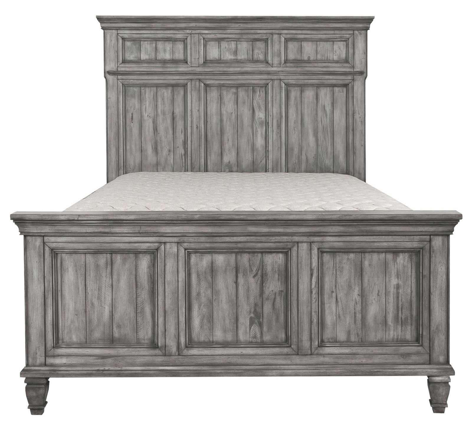 Avenue Wood Panel Bed, Queen Size