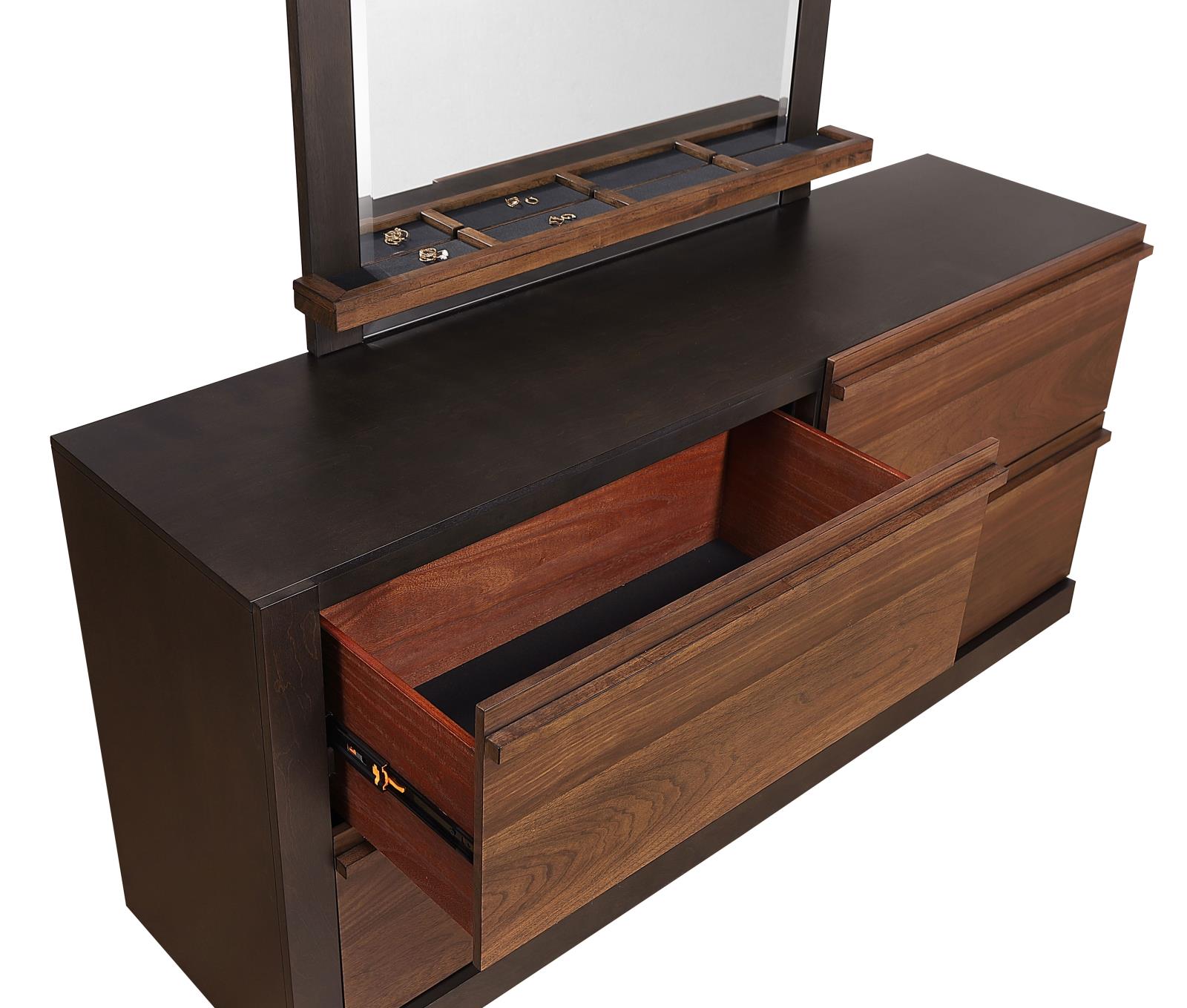 Azalia Wood Dresser w/4 Drawers