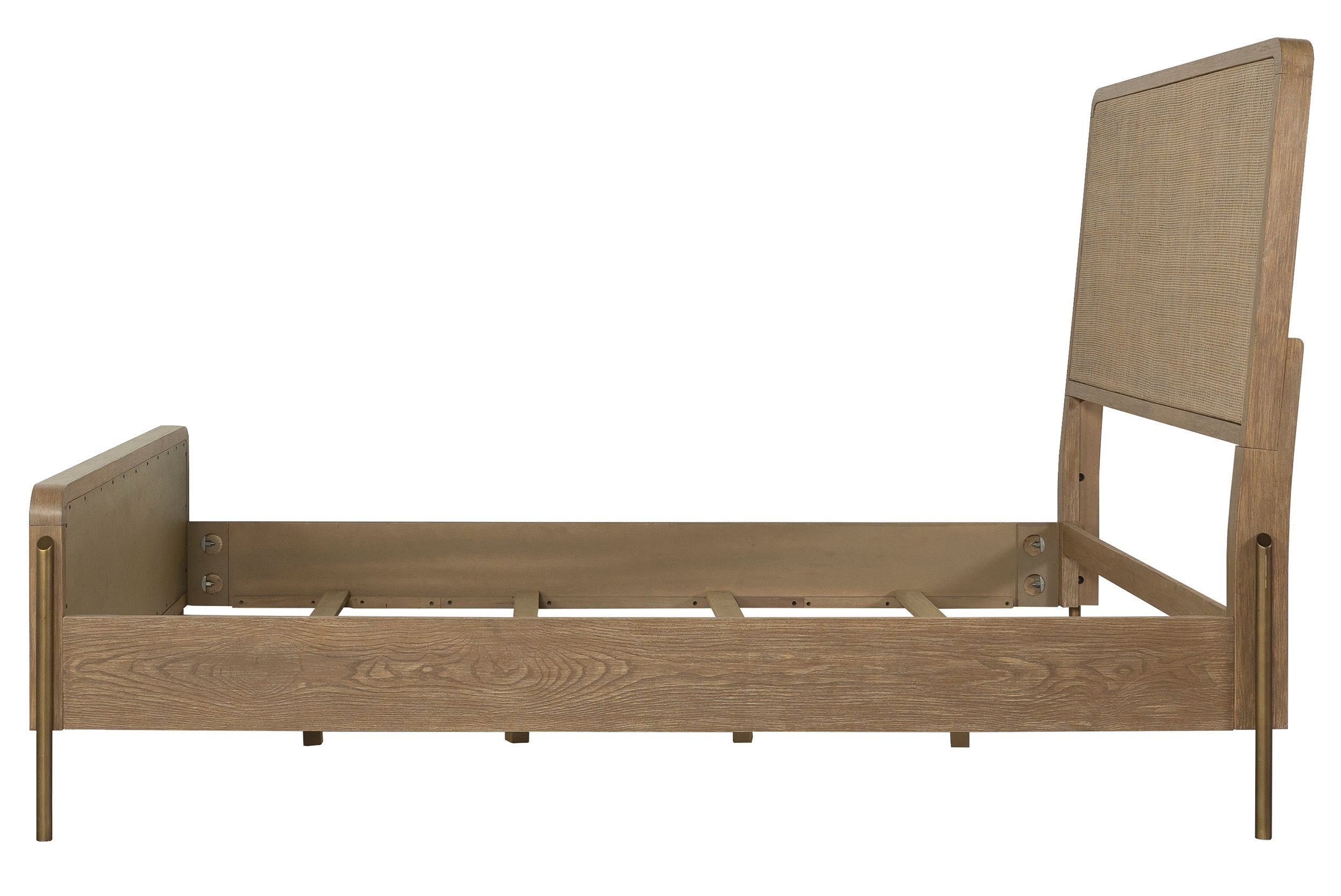 Arini Cane/Wood Panel Bed