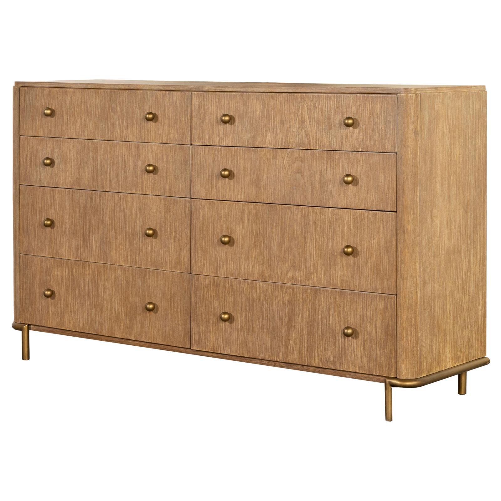 Arini Wood Double Dresser w/8 Drawers