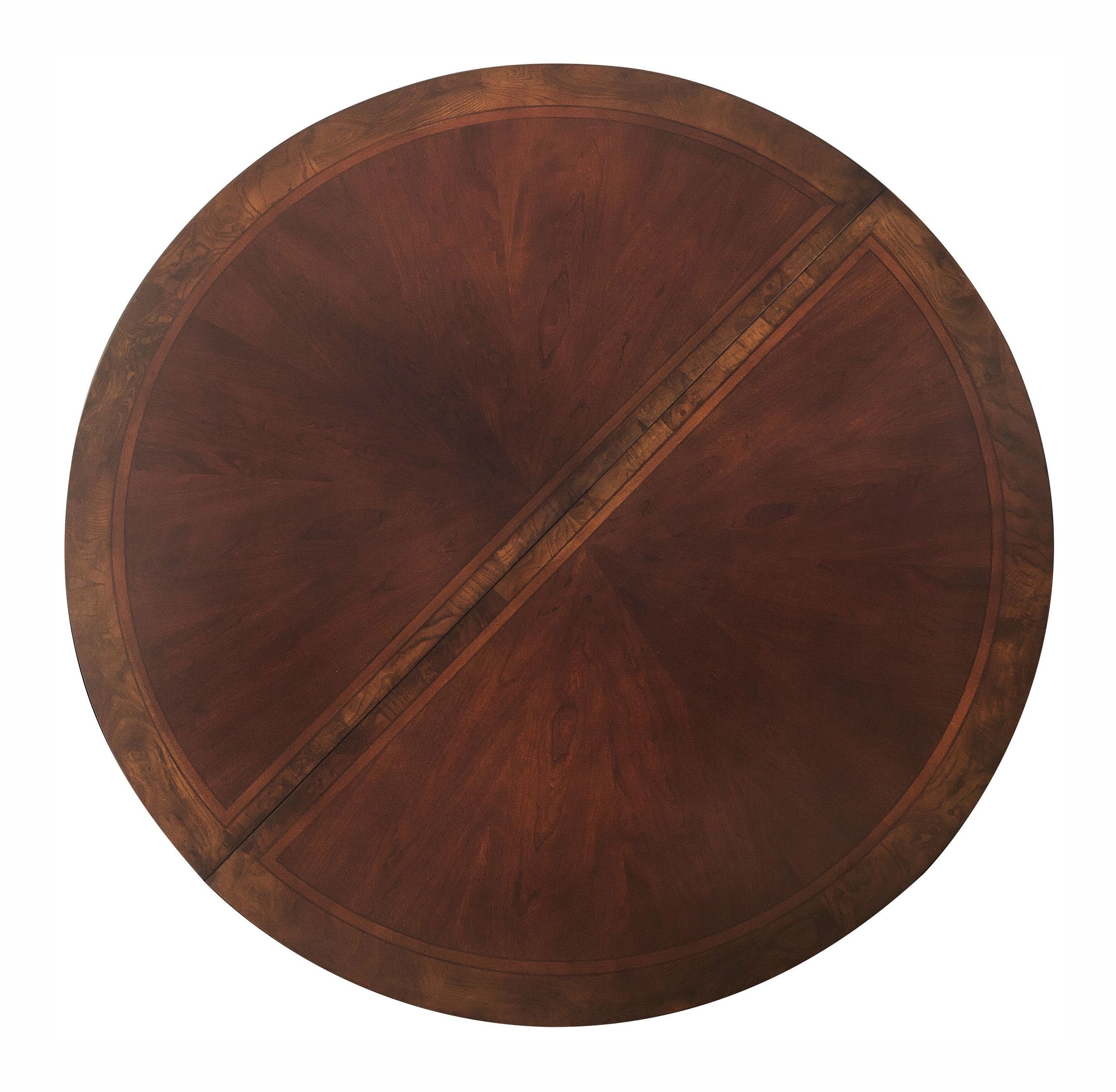 Deryn Park Traditional Extendable Wood Round Dining Table