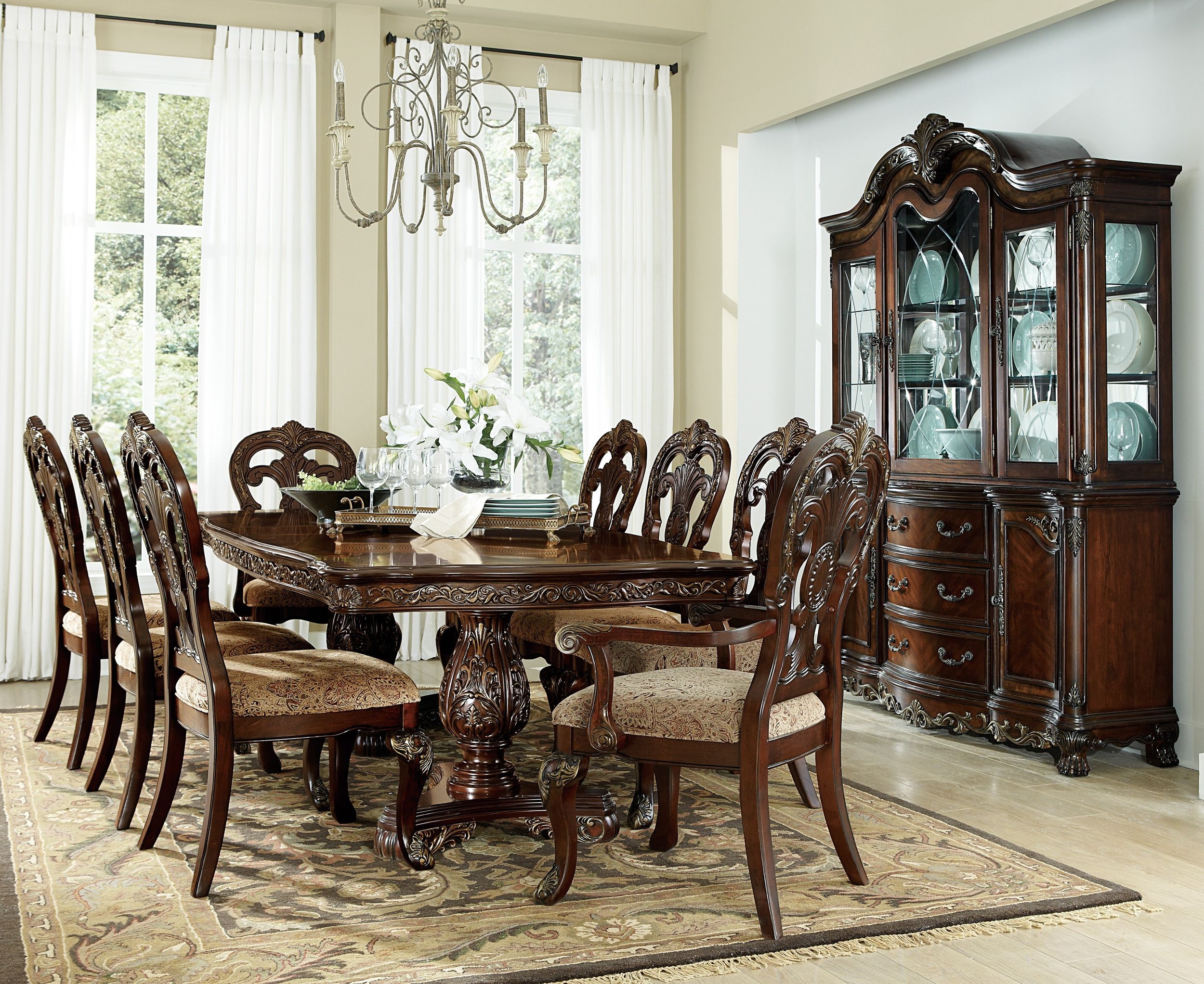 Deryn Park Rectangular Wood Dining Room Set