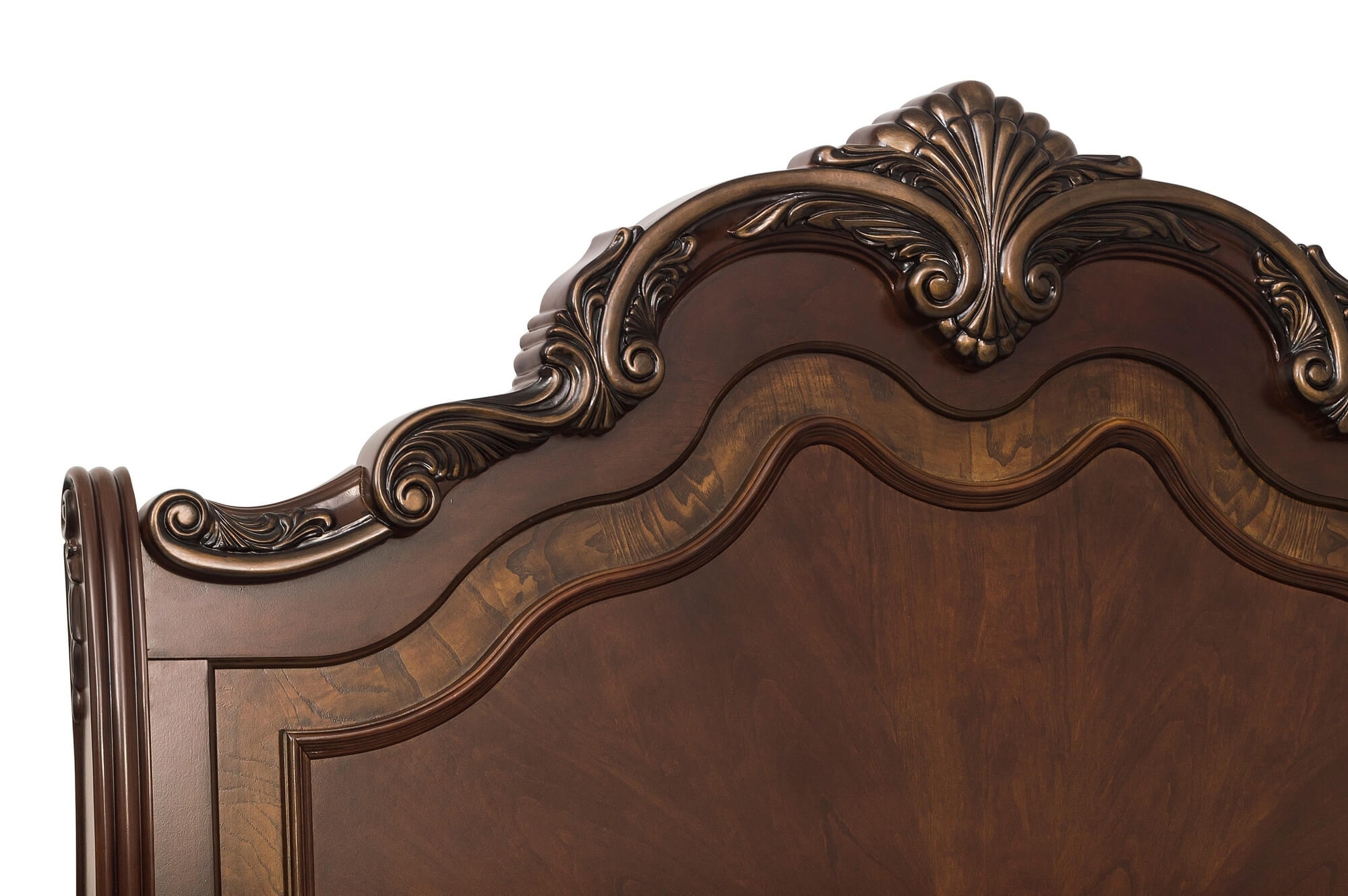 Deryn Park Wood/Wood Veneer Sleigh Bed, California King Size