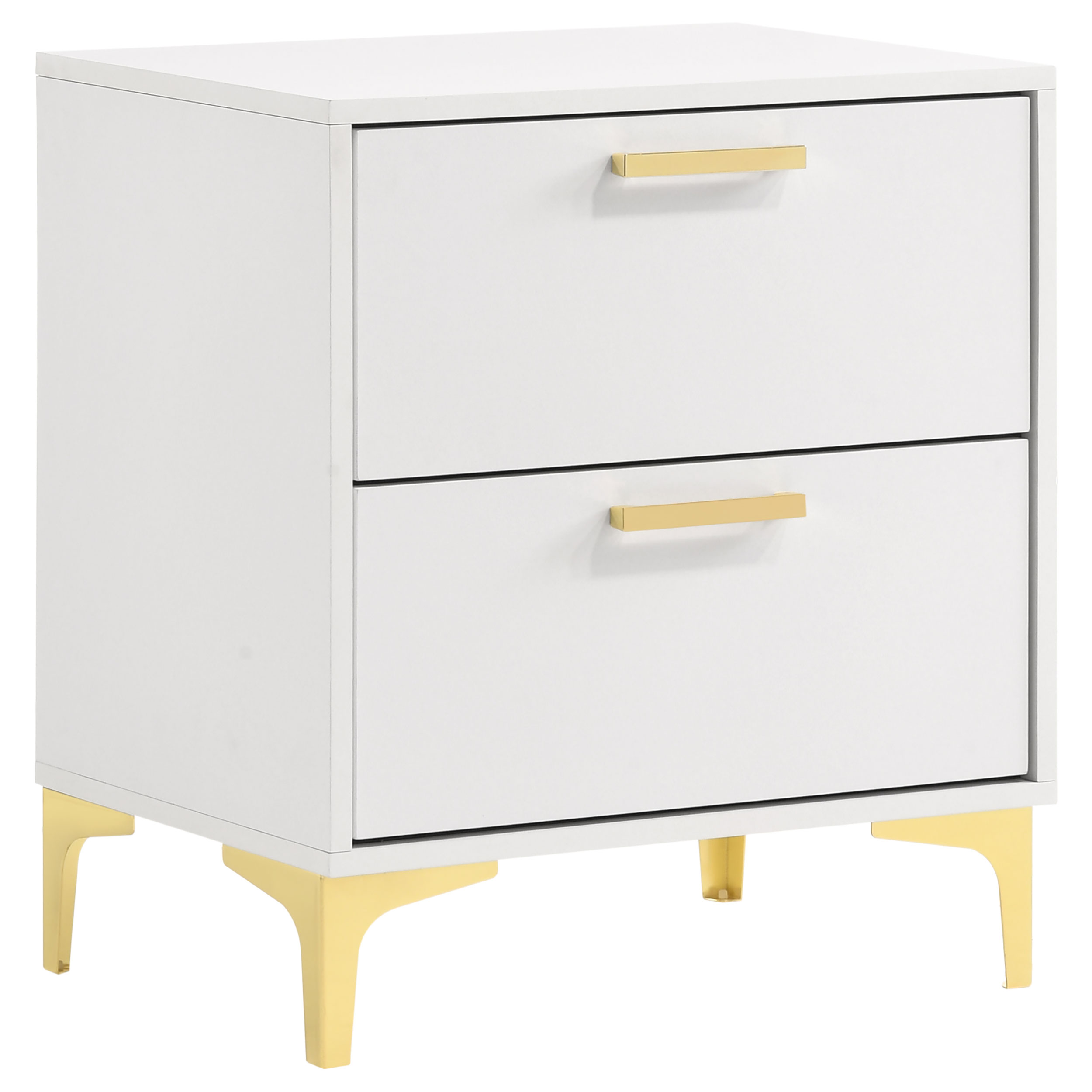 Kauffman 2-drawer Nightstand Washed Taupe