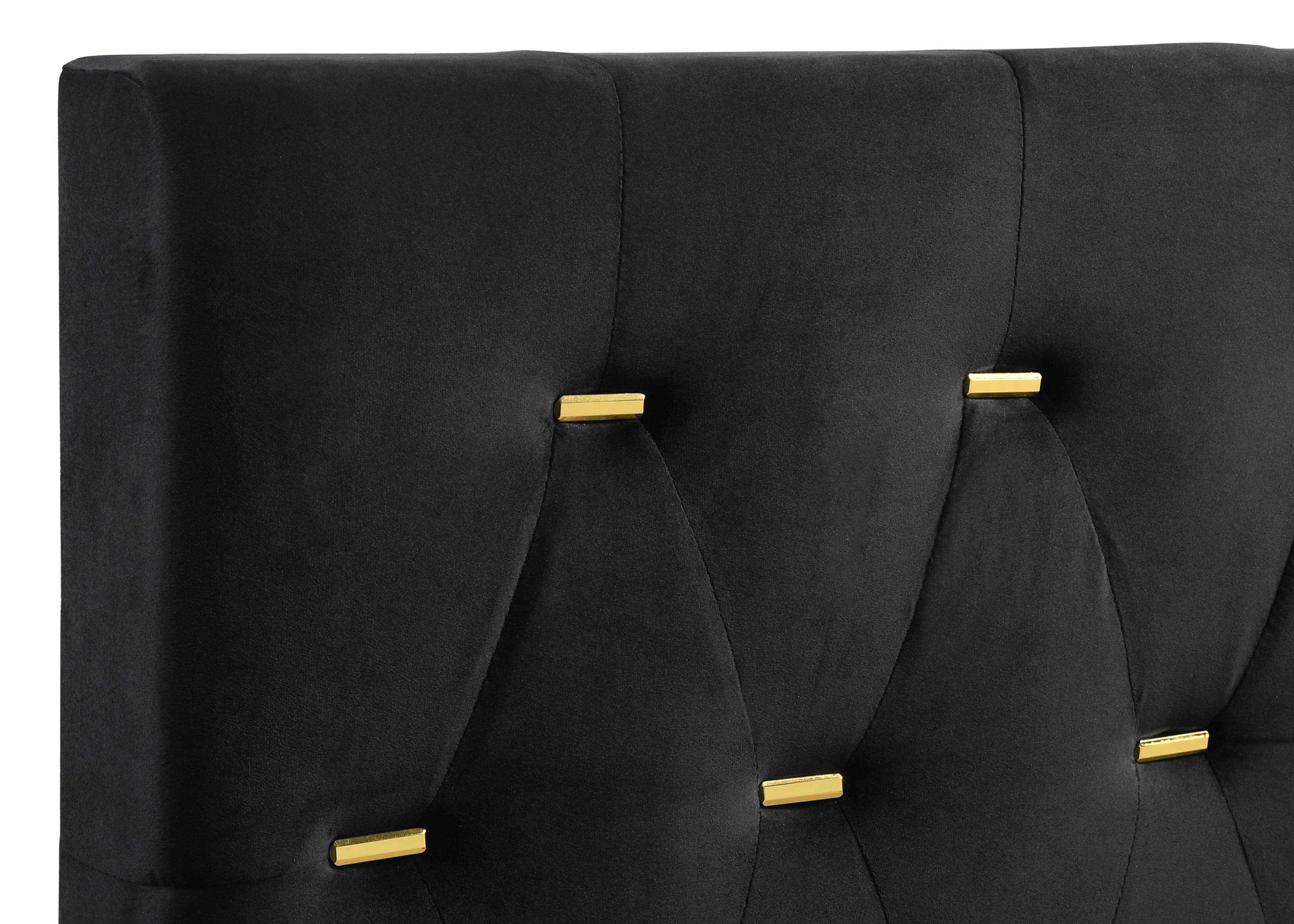 Kendall Leatherette Tufted Panel Bed, California King Size
