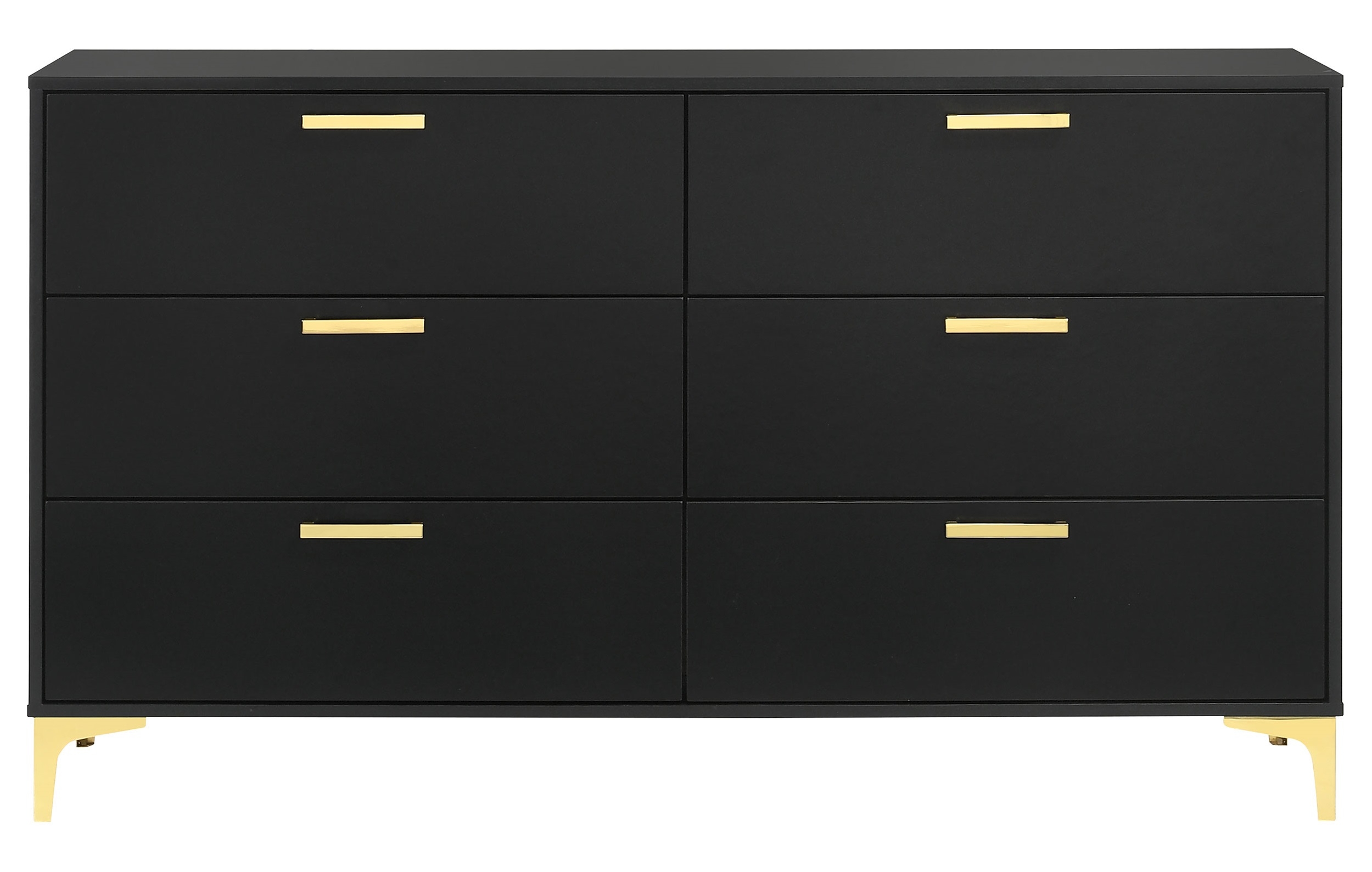 Kendall Wood Double Dresser w/6 Drawers