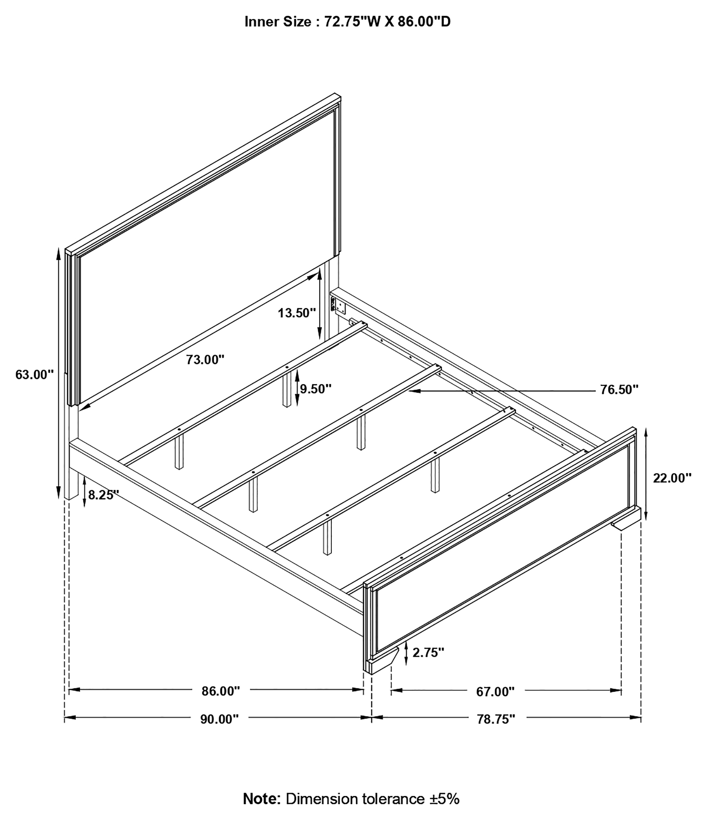 Baker MDF Panel Bed