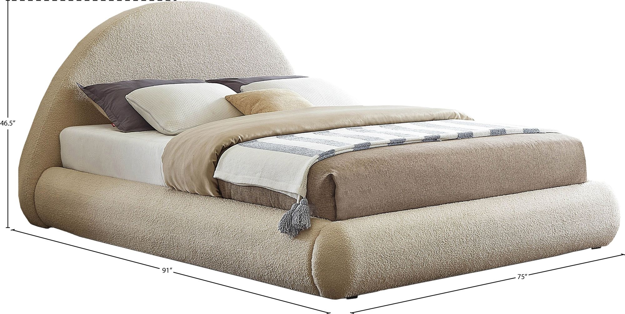 Rudy Teddy Fabric Bed