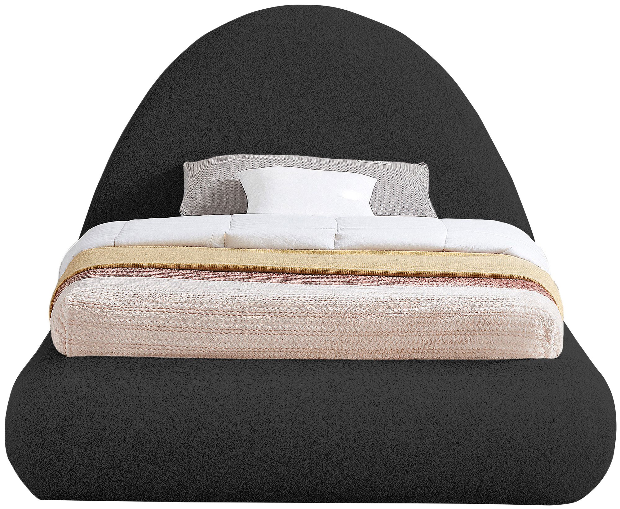 Rudy Teddy Fabric Twin Size Bed
