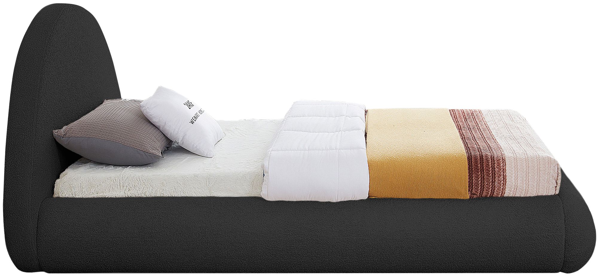 Rudy Teddy Fabric Twin Size Bed